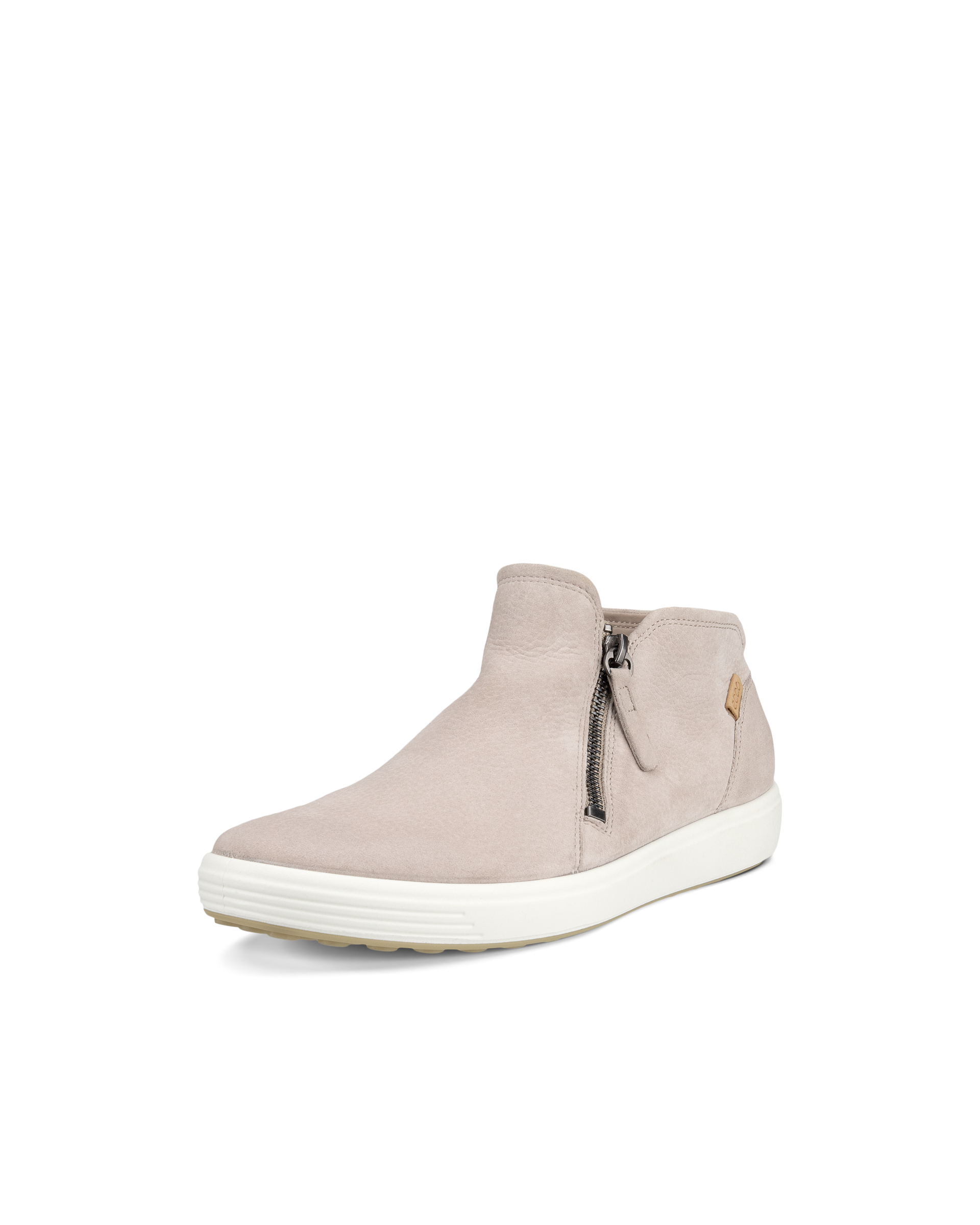 Women's ECCO® Soft 7 Nubuck Zip Bootie