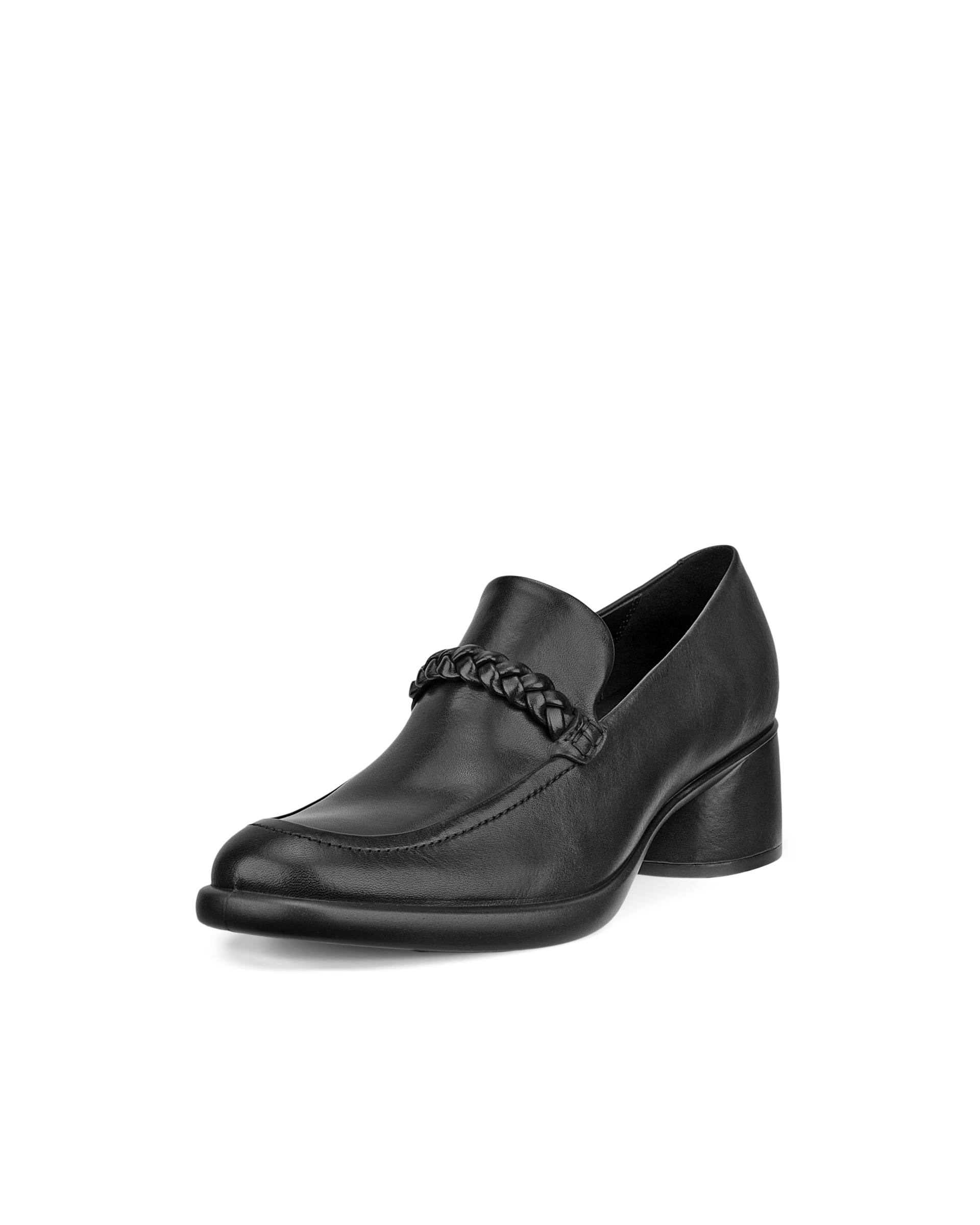 Women's ECCO® Sculpted LX 35 Leather Block-Heeled Loafer
