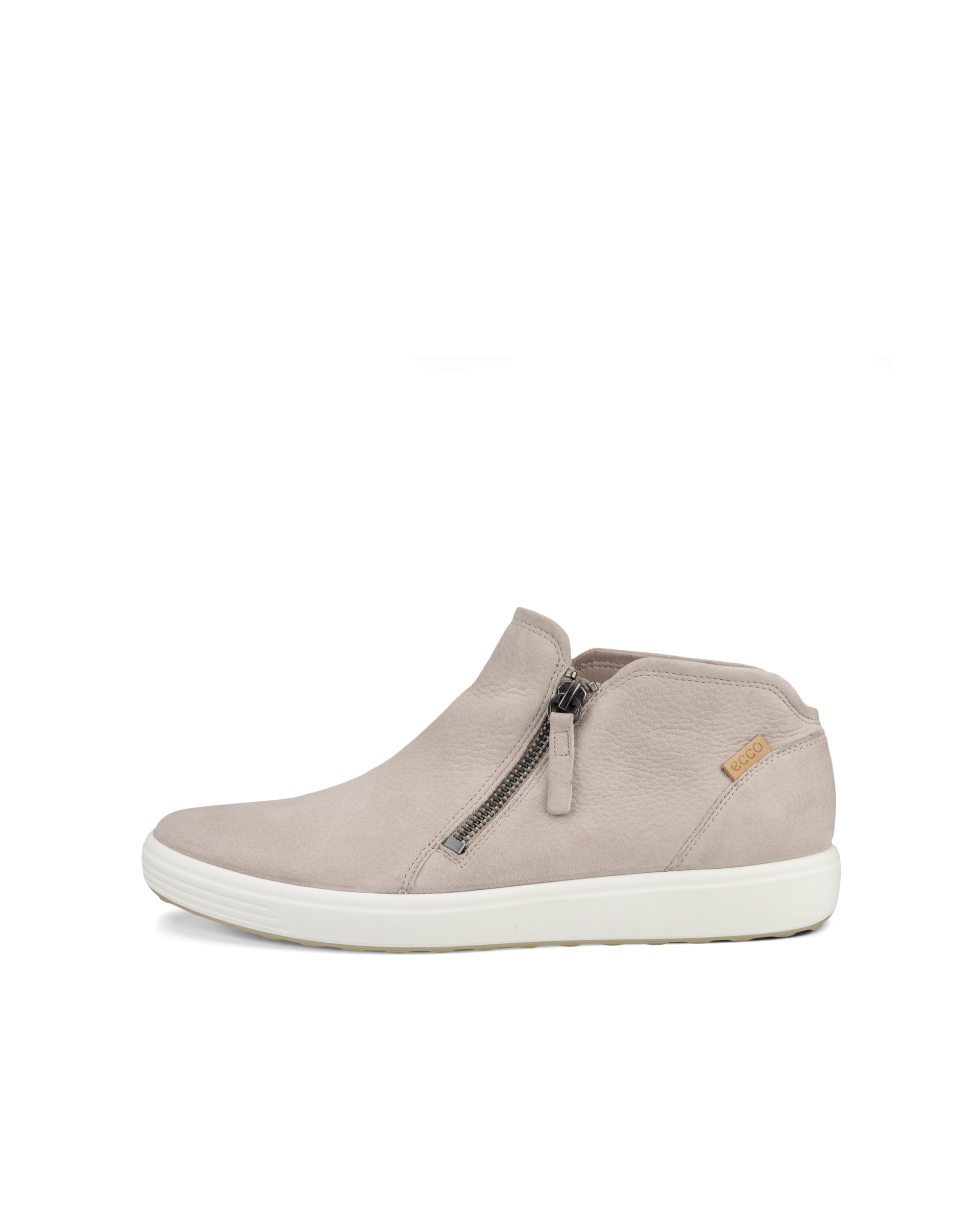 Women's ECCO® Soft 7 Nubuck Zip Bootie