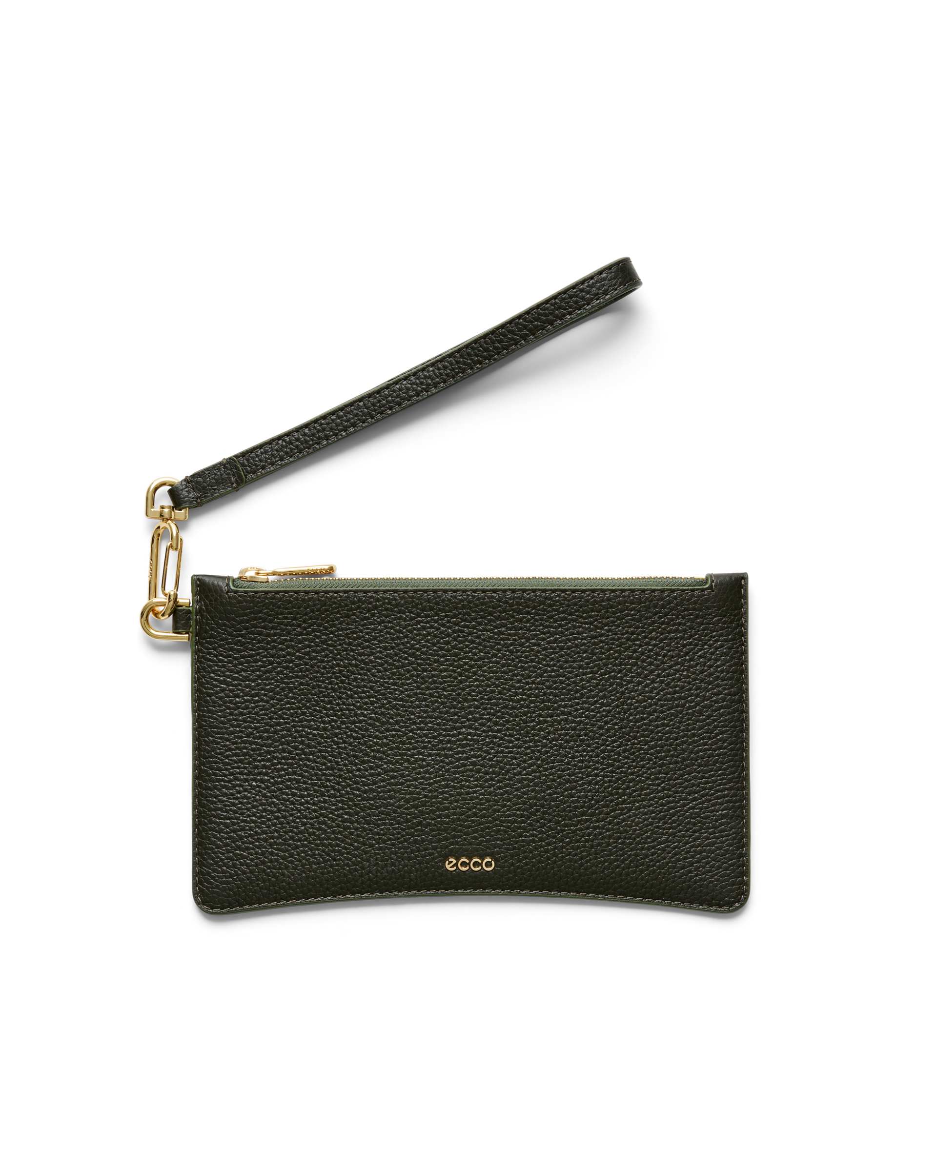 ECCO® Wristlet Pebbled Leather Clutch Bag