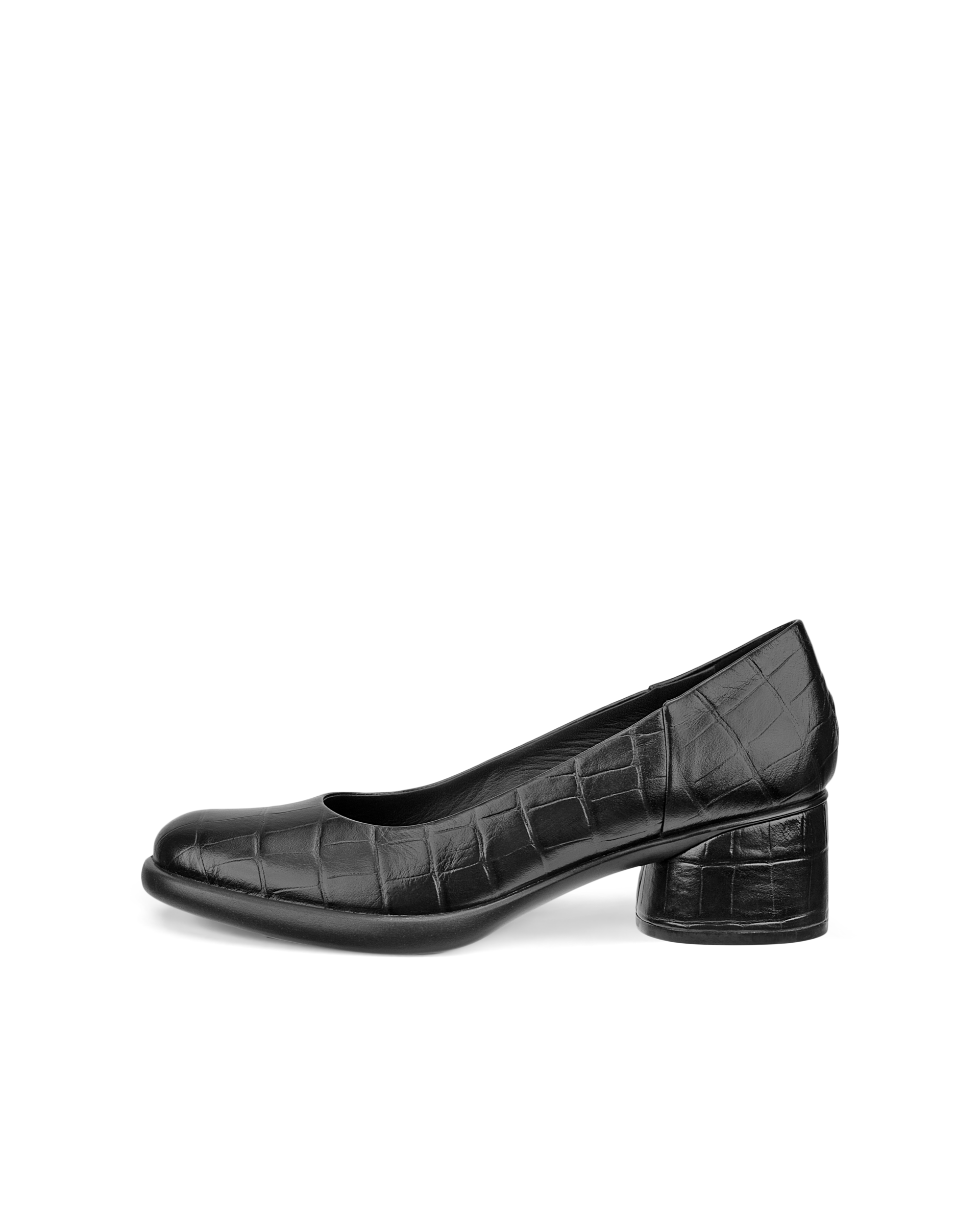 Women's ECCO® Sculpted LX 35 Leather Block-Heeled Pump