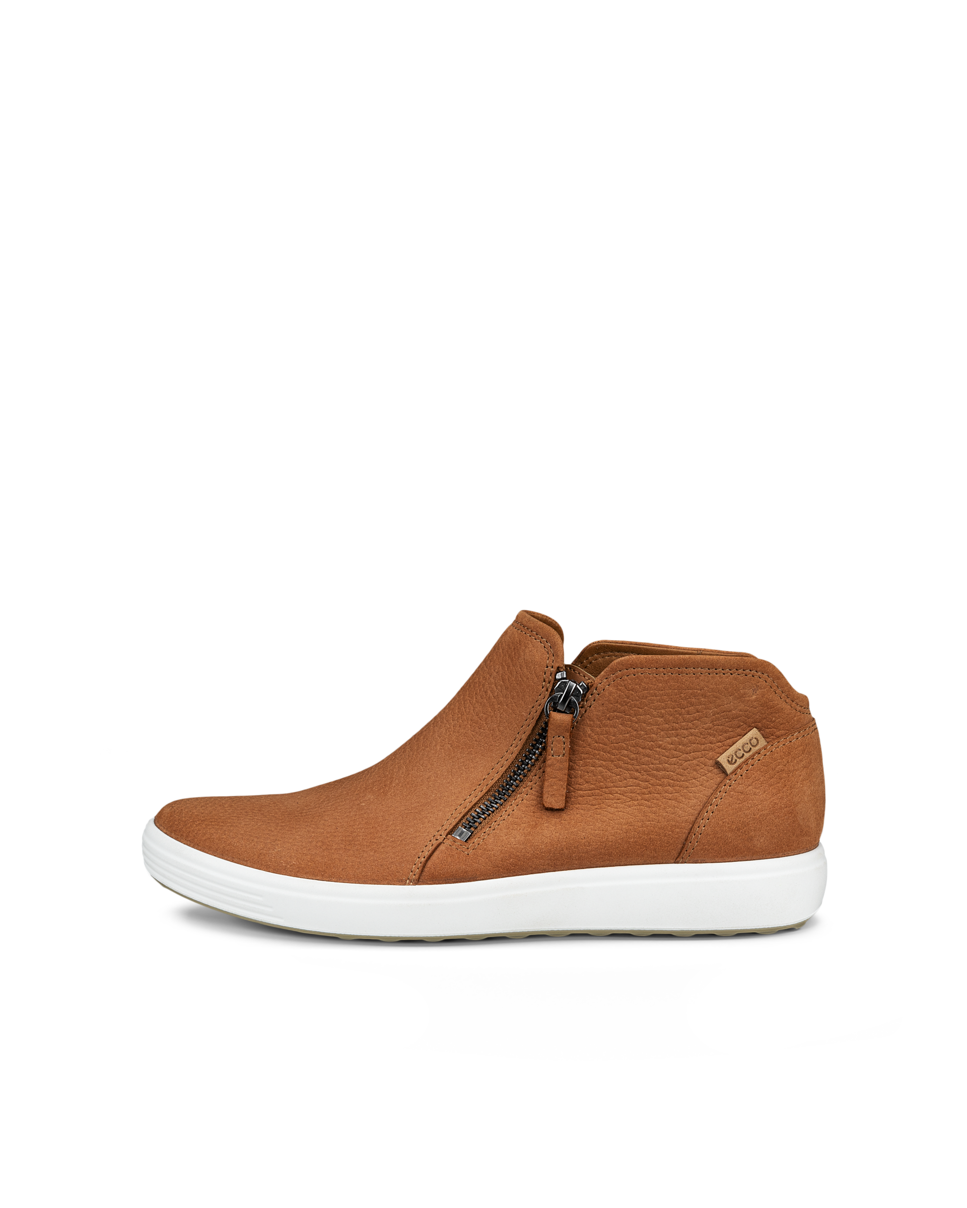 Women's ECCO® Soft 7 Nubuck Zip Bootie