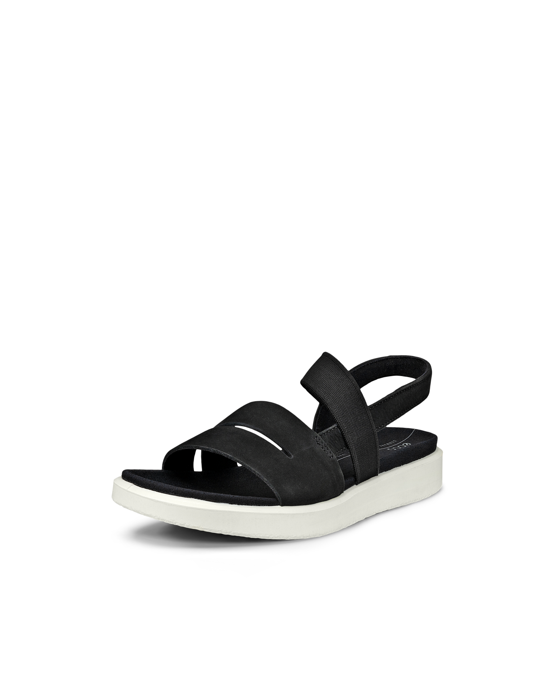 Women's ECCO® Yuma Nubuck Flat Sandal