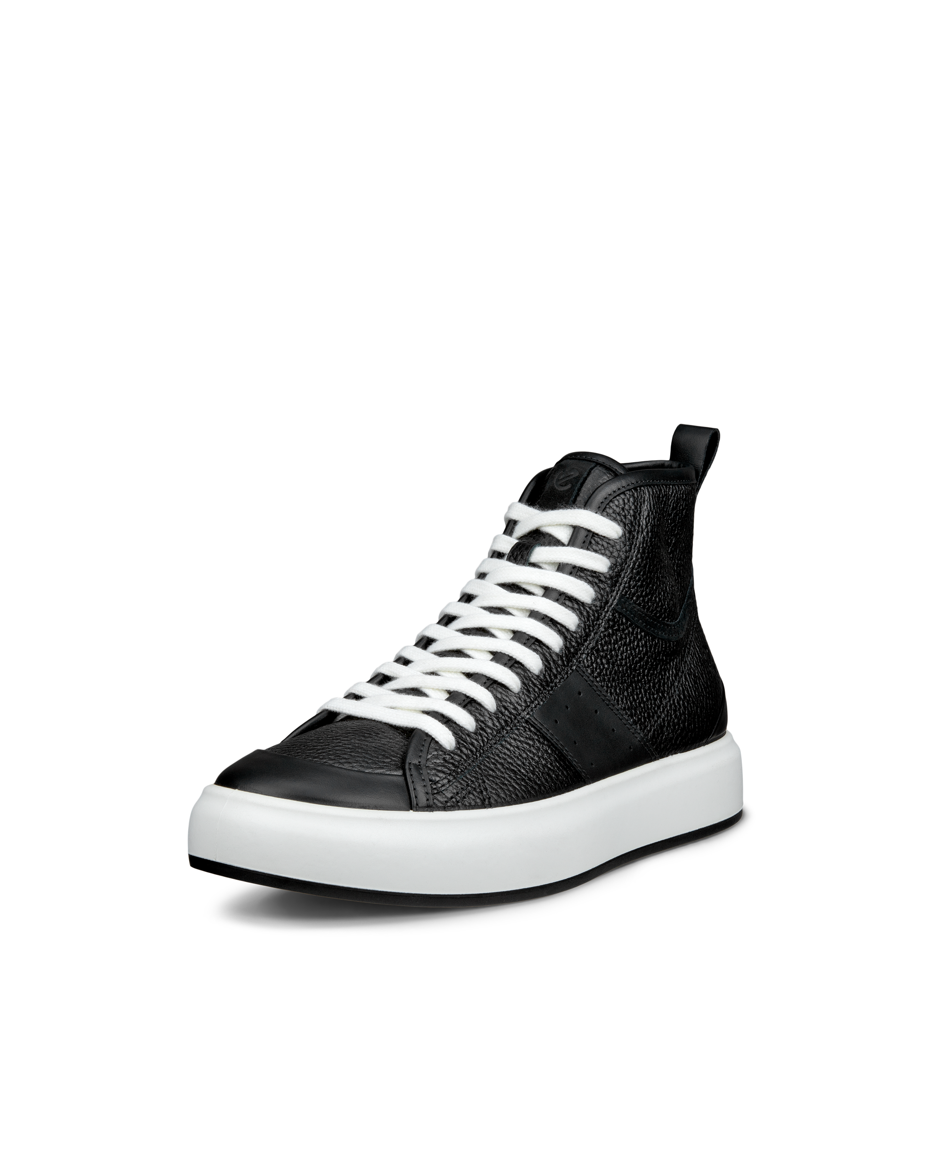 Women's ECCO® Street Ace Leather High-Top Sneaker