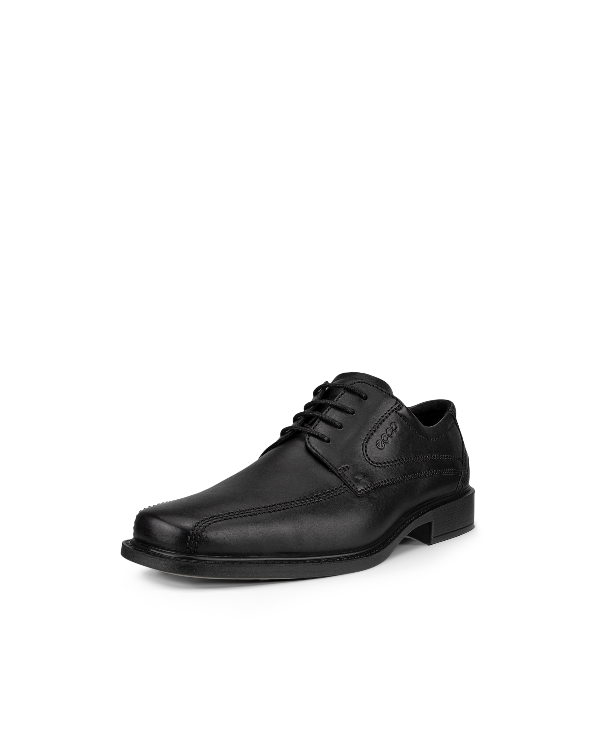 Men's ECCO® New Jersey Leather Bike-Toe Derby Shoe