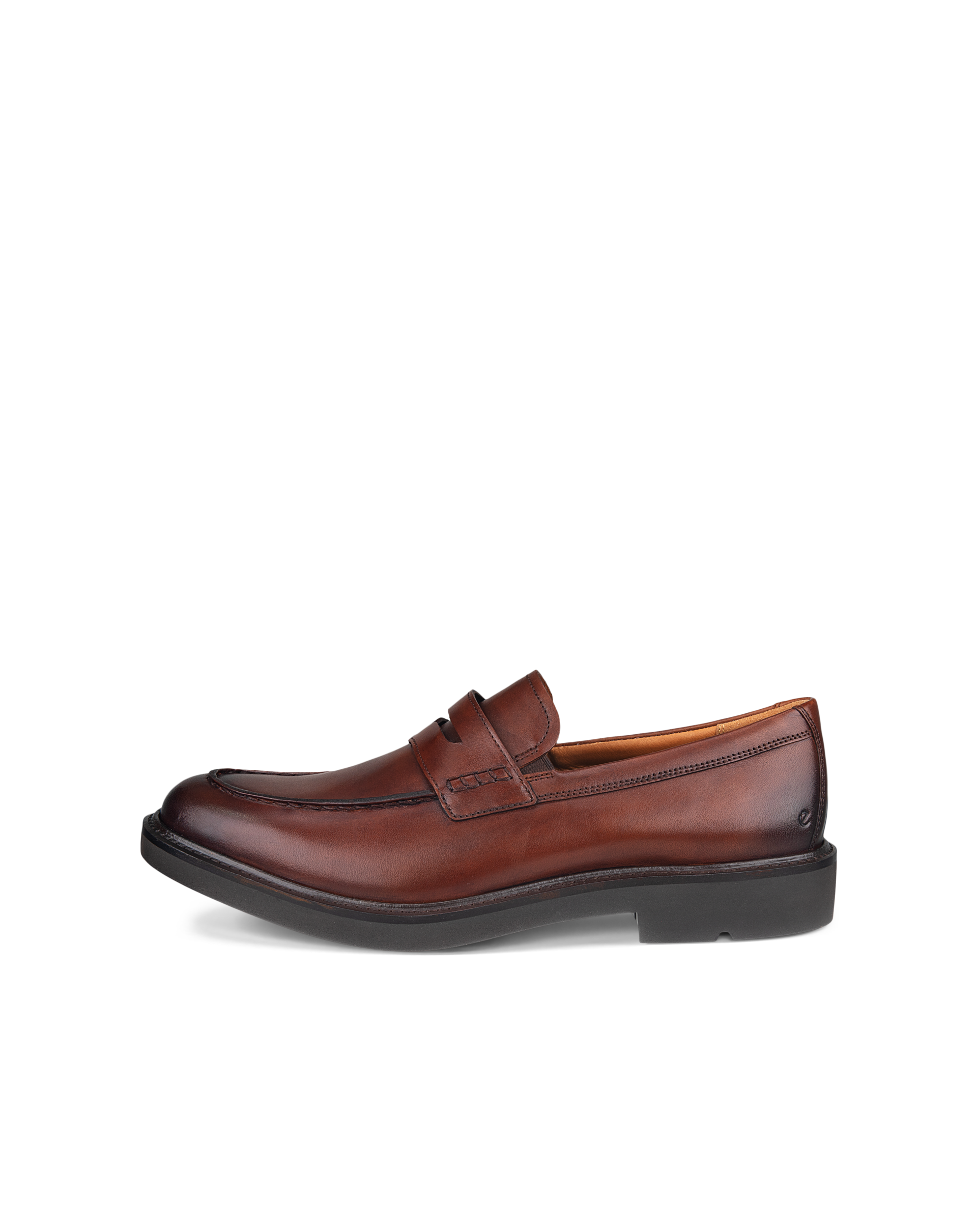Men's ECCO® Metropole London Leather Moc-Toe Shoe