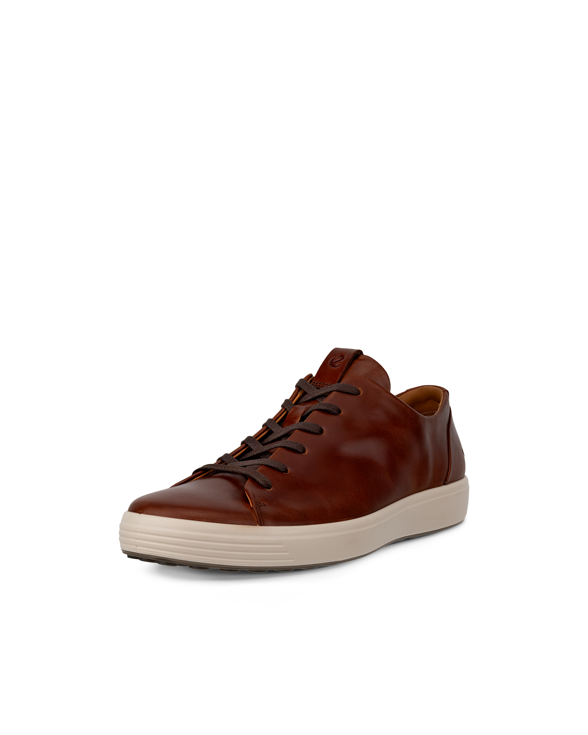Men's ECCO® Soft 7 Leather Lace-Up Shoe