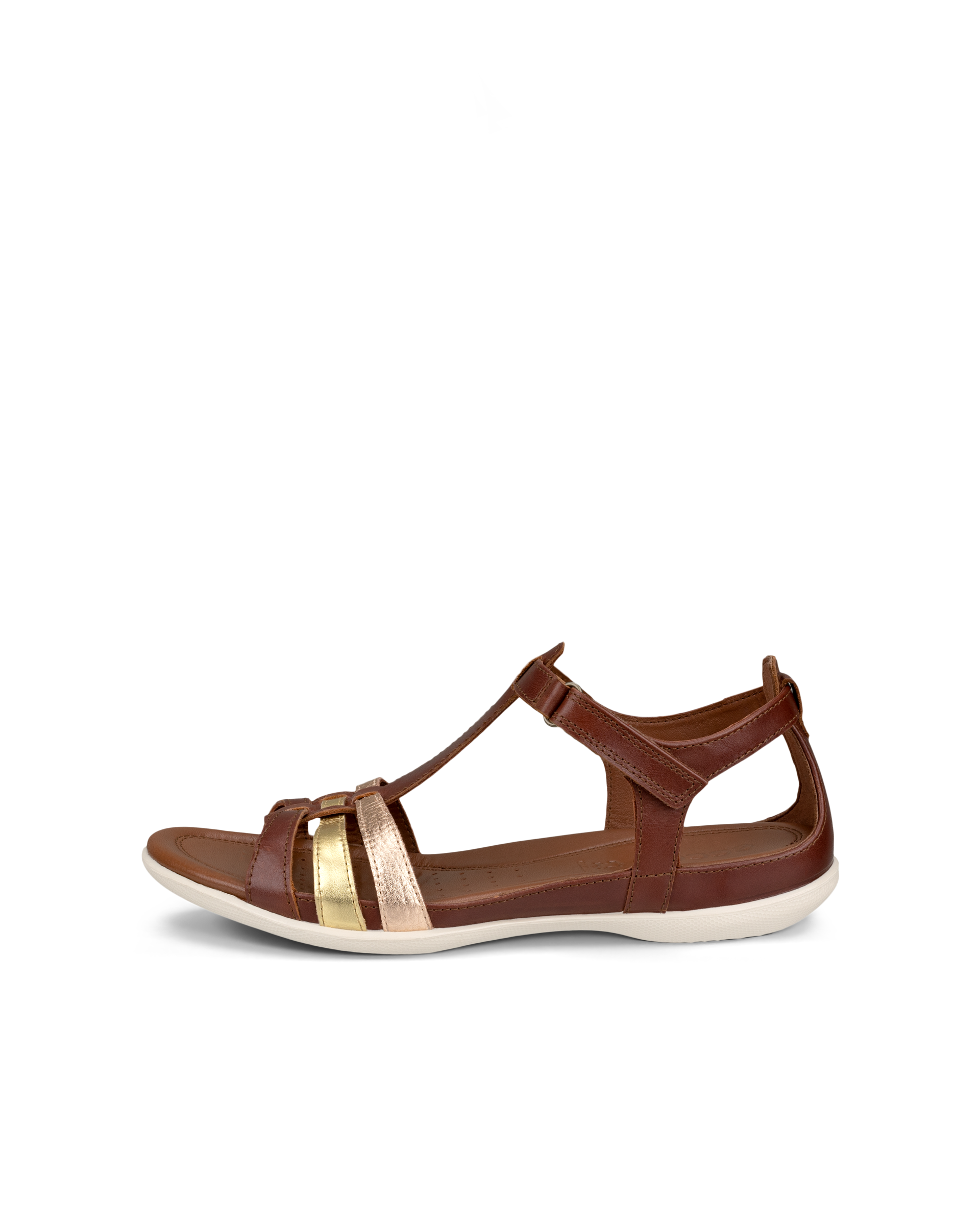 Women's ECCO® Flash Leather T-Bar Sandal