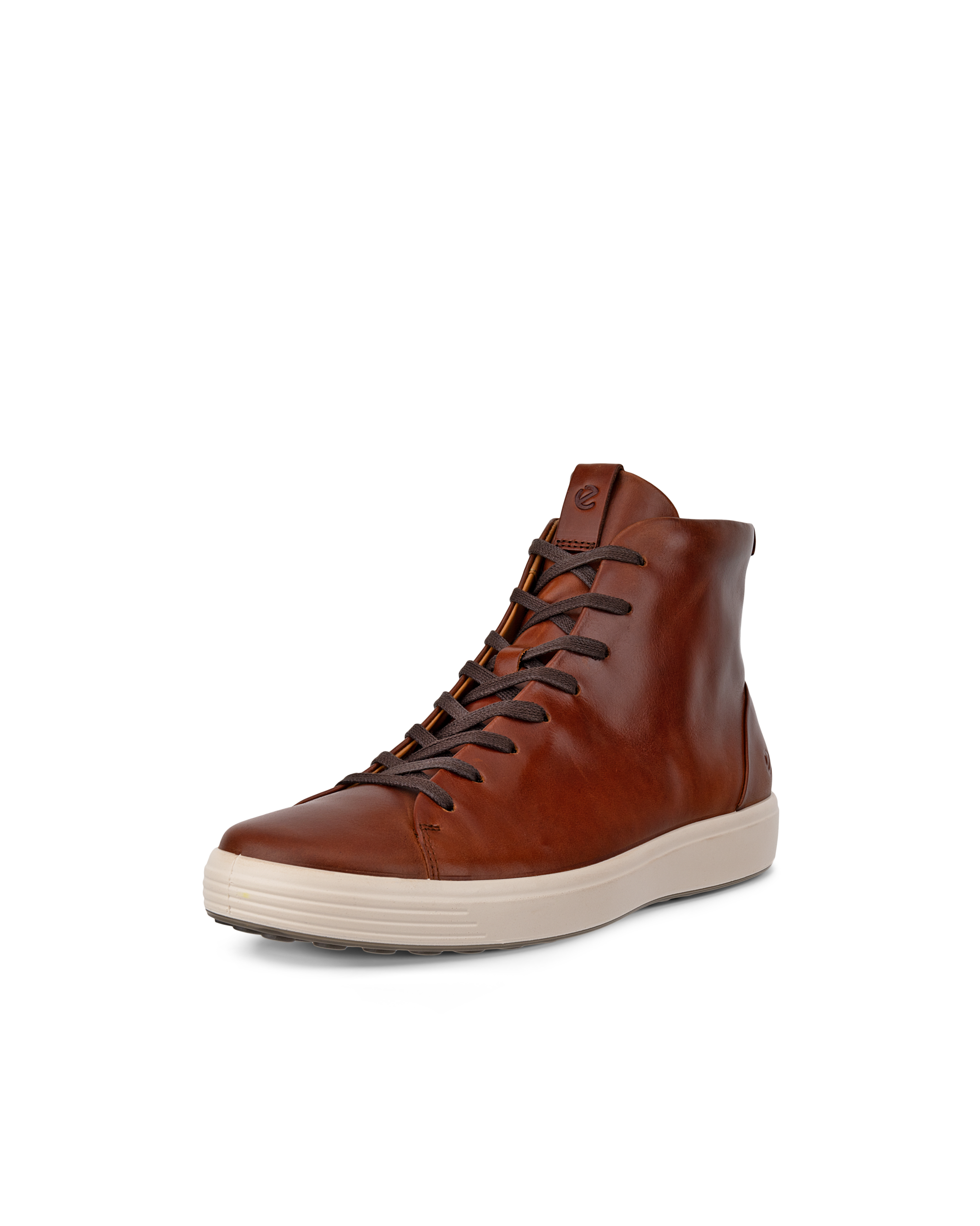 Men's ECCO® Soft 7 Leather Lace-Up Boot