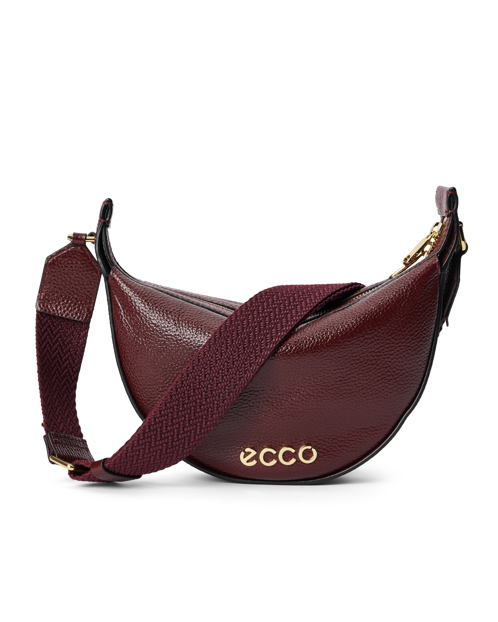 ECCO® Fortune Small Shine Pebbled Leather Crossbody Bag