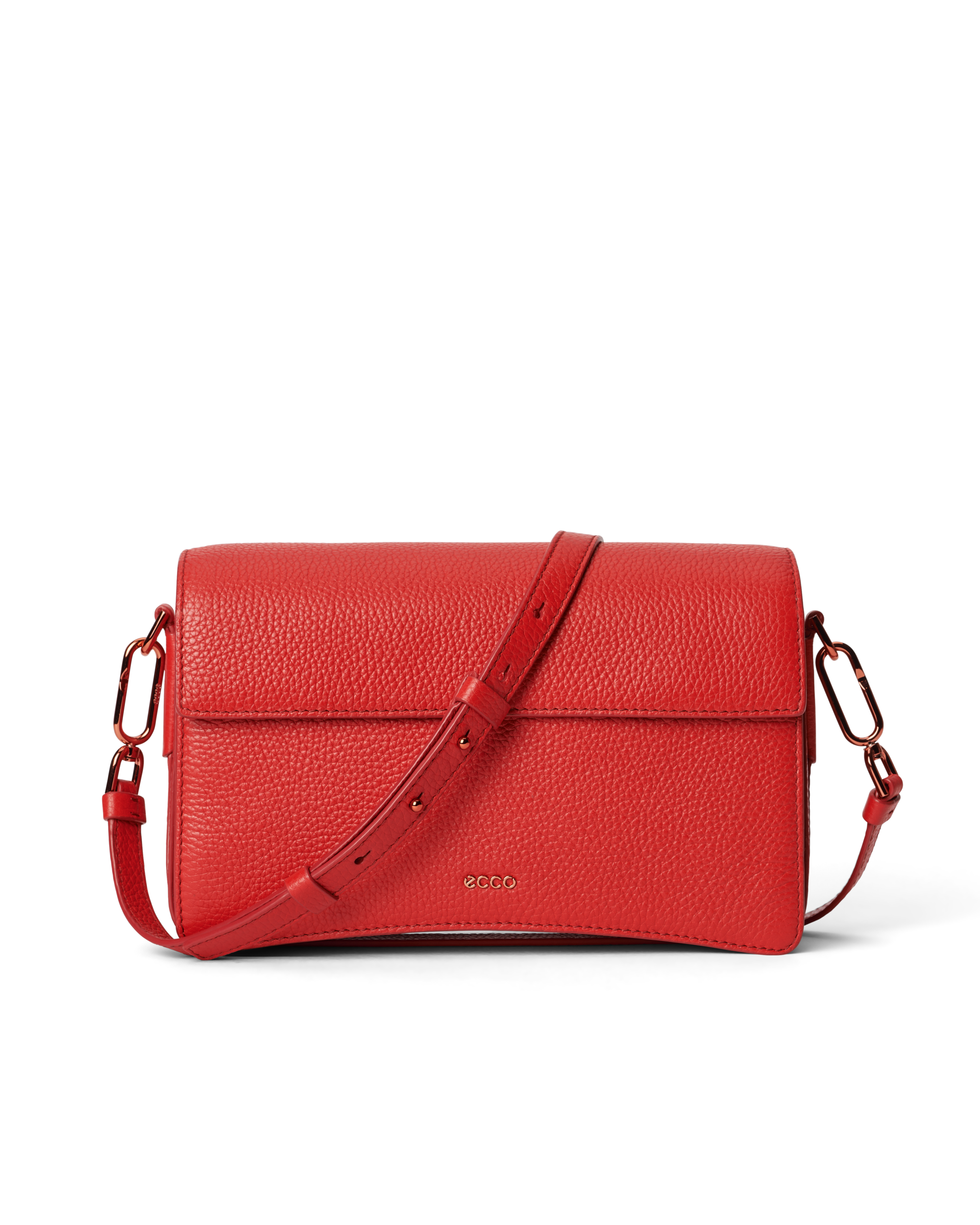 ECCO® Pinch Large Pebbled Leather Crossbody Bag