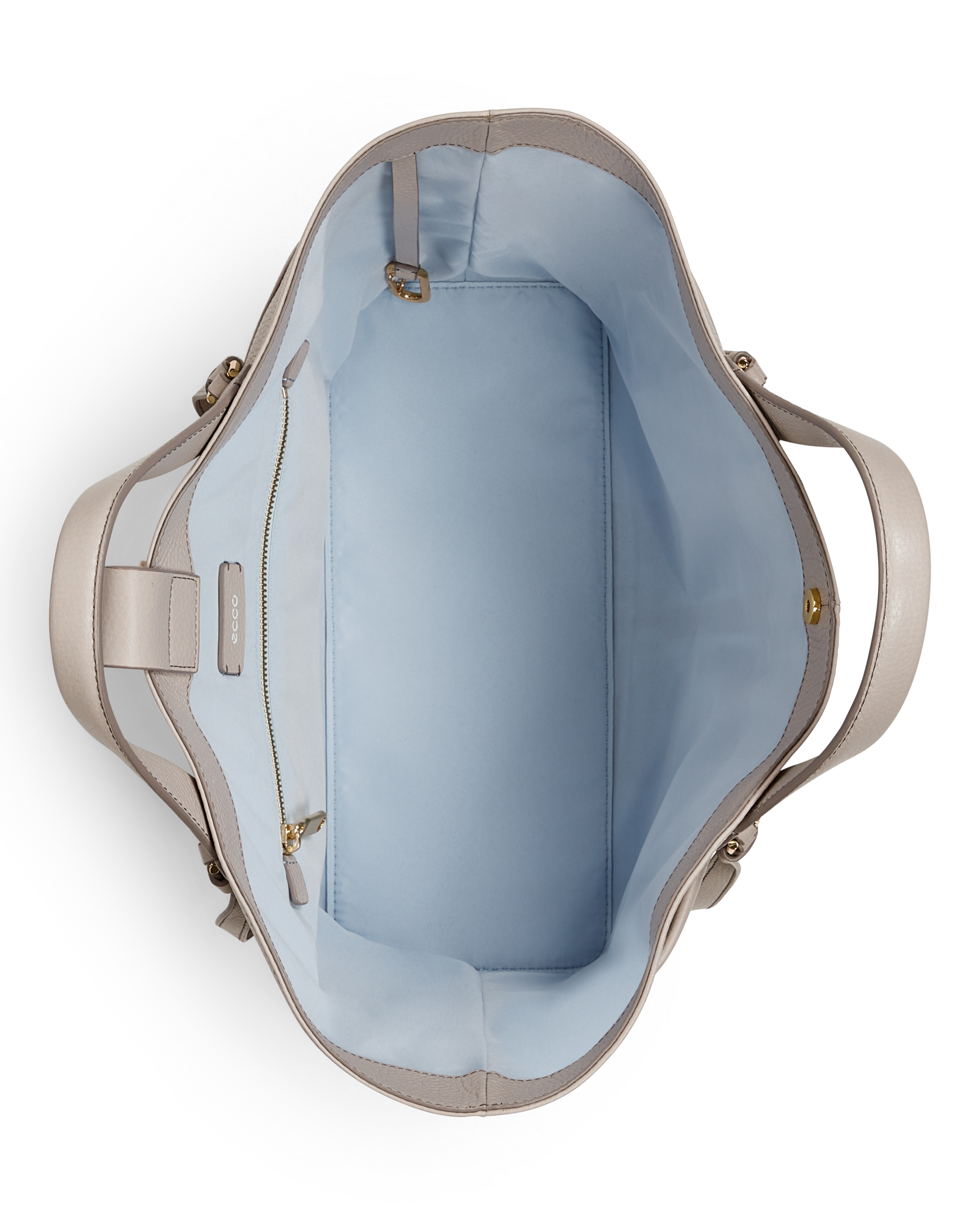 ECCO® Tote Pebbled Leather Tote Bag