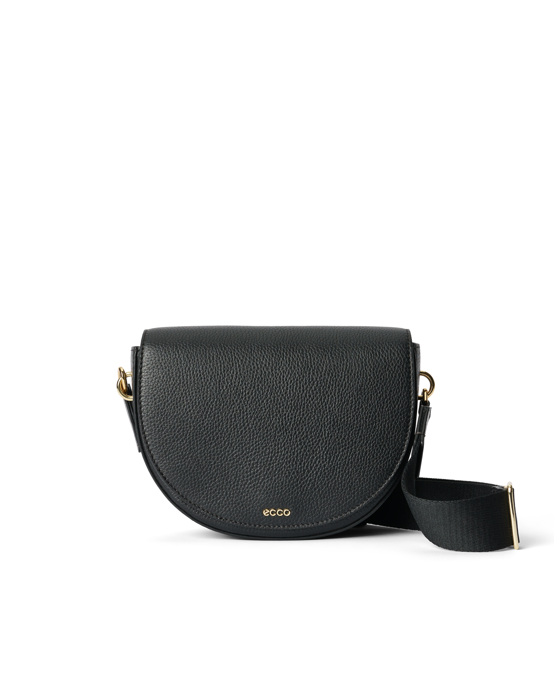 ECCO® Saddle Pebbled Leather Saddle Bag