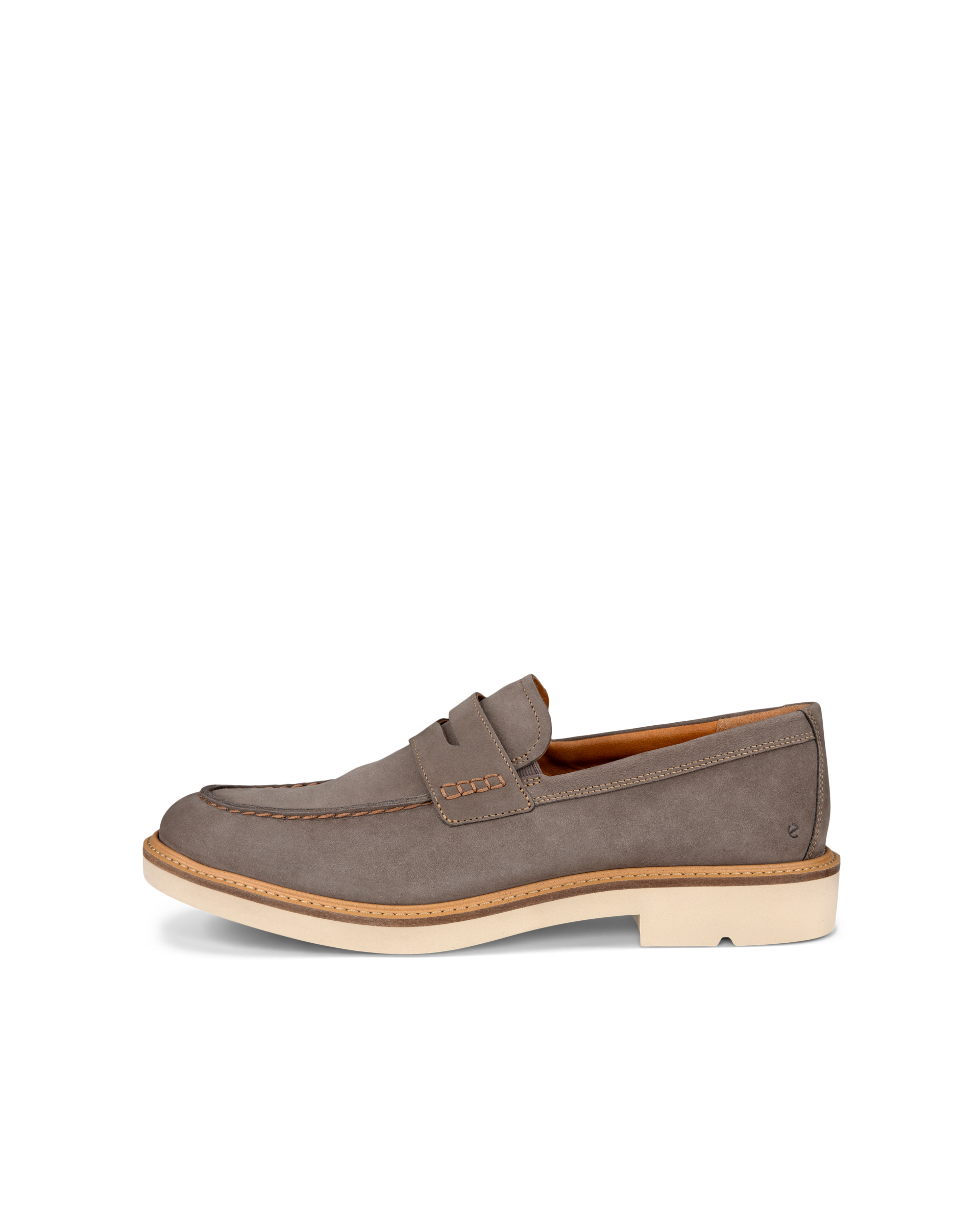 Men's ECCO® Metropole London Nubuck Moc-Toe Shoe