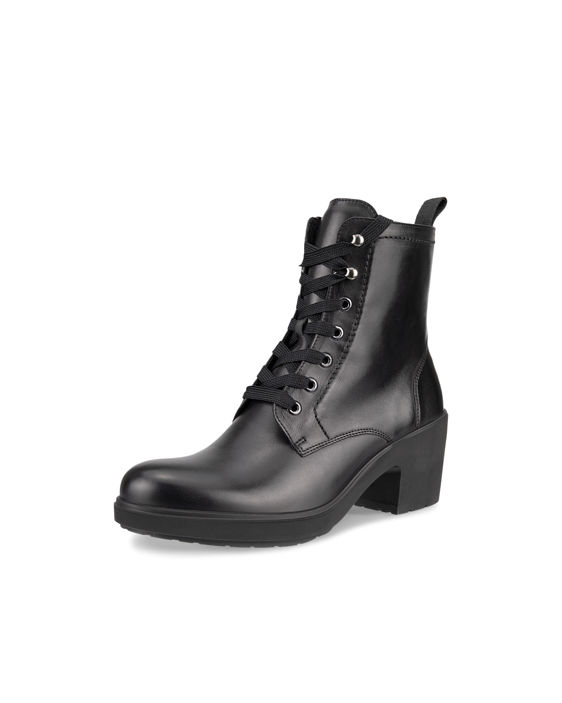 Women's ECCO® Metropole Zurich Leather Lace-Up Mid-Cut Boot