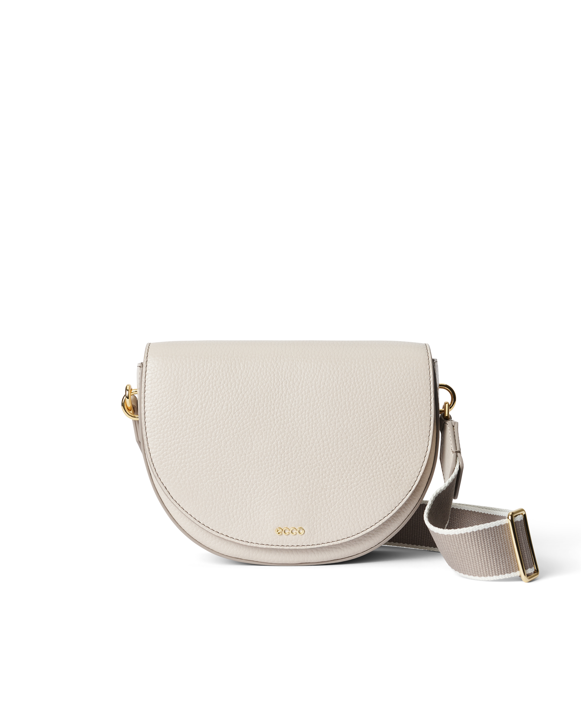 ECCO® Saddle Pebbled Leather Saddle Bag