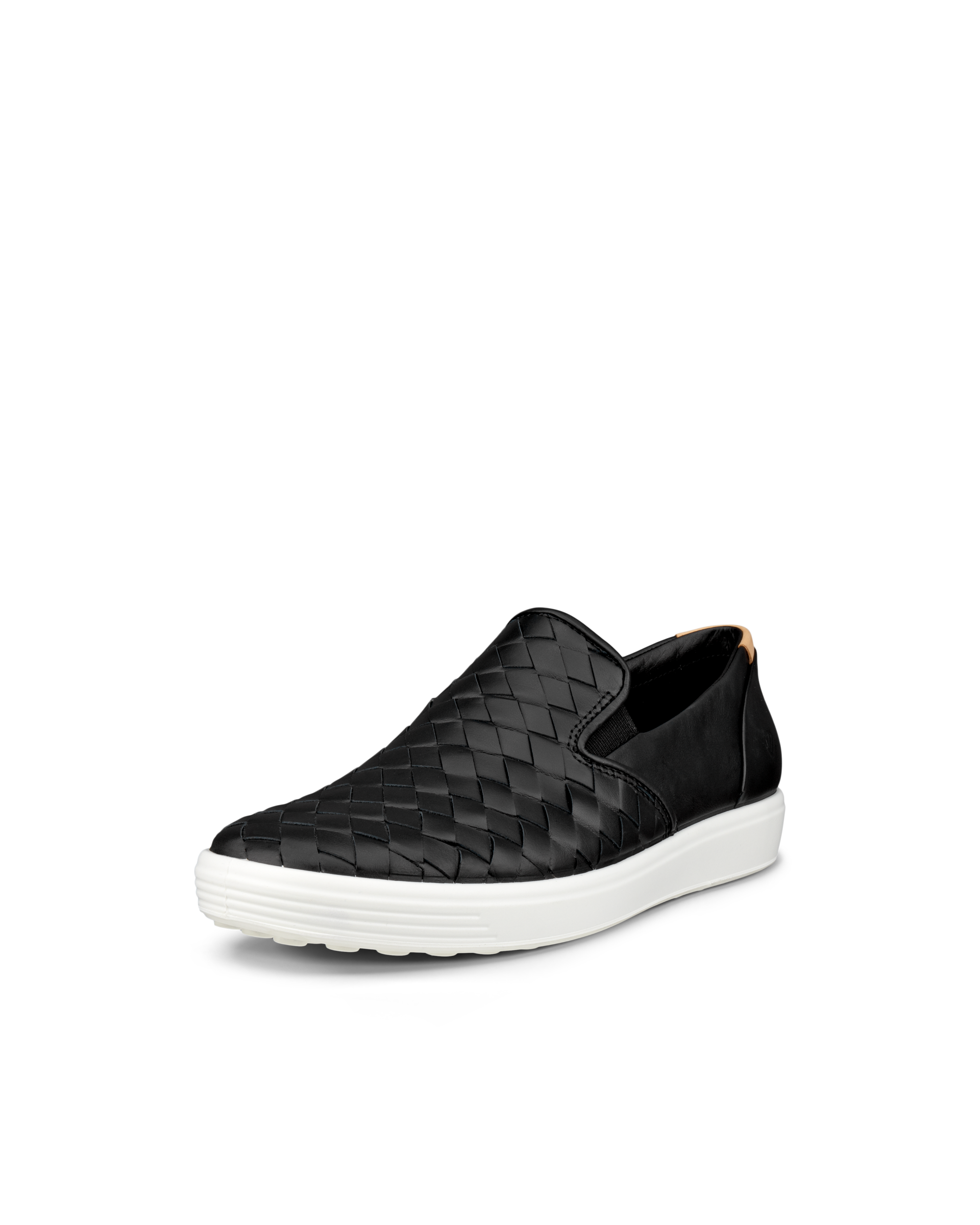 Women's ECCO® Soft 7 Woven Leather Slip-On