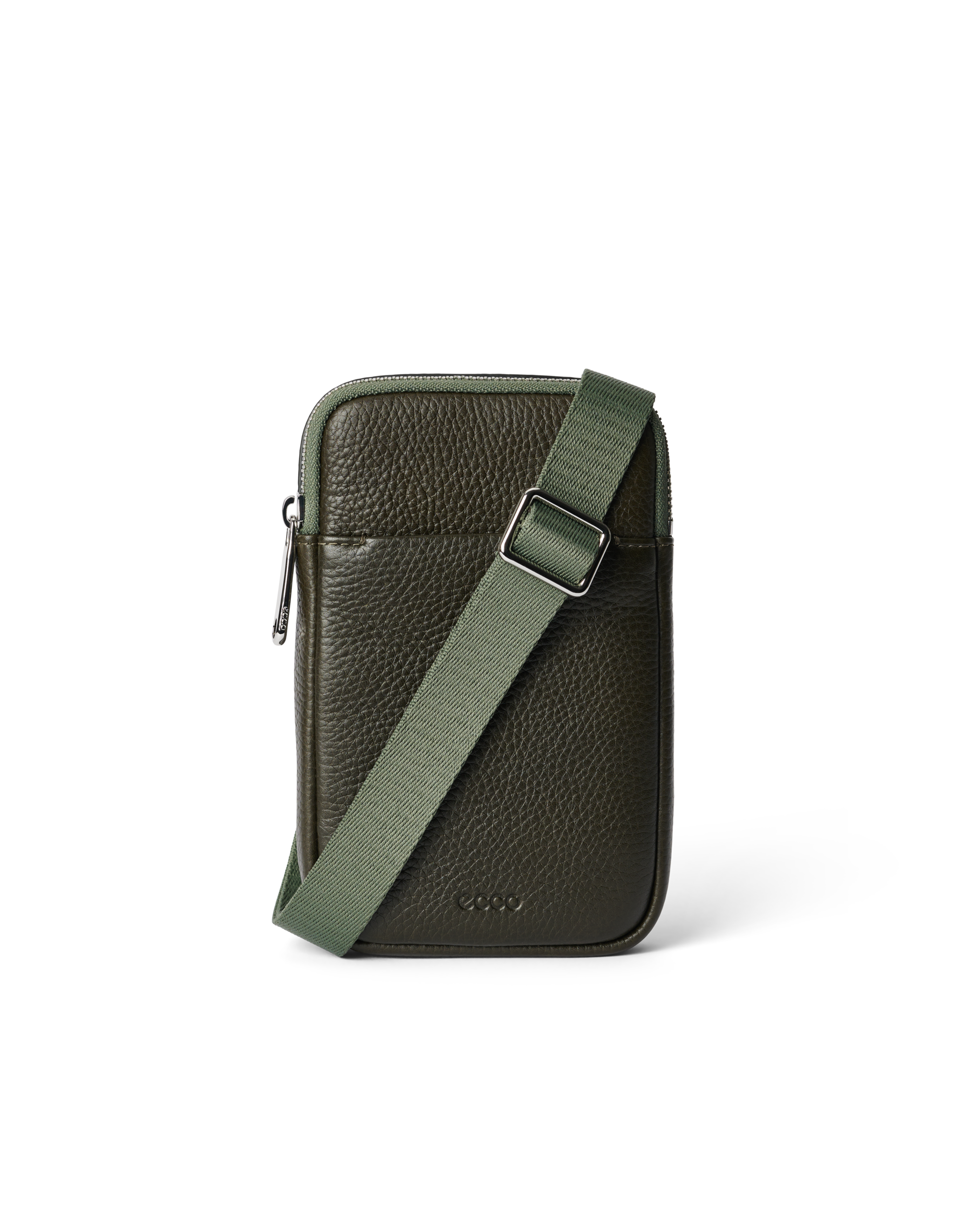 ECCO® Phone Carry Pebbled Leather Phone Bag