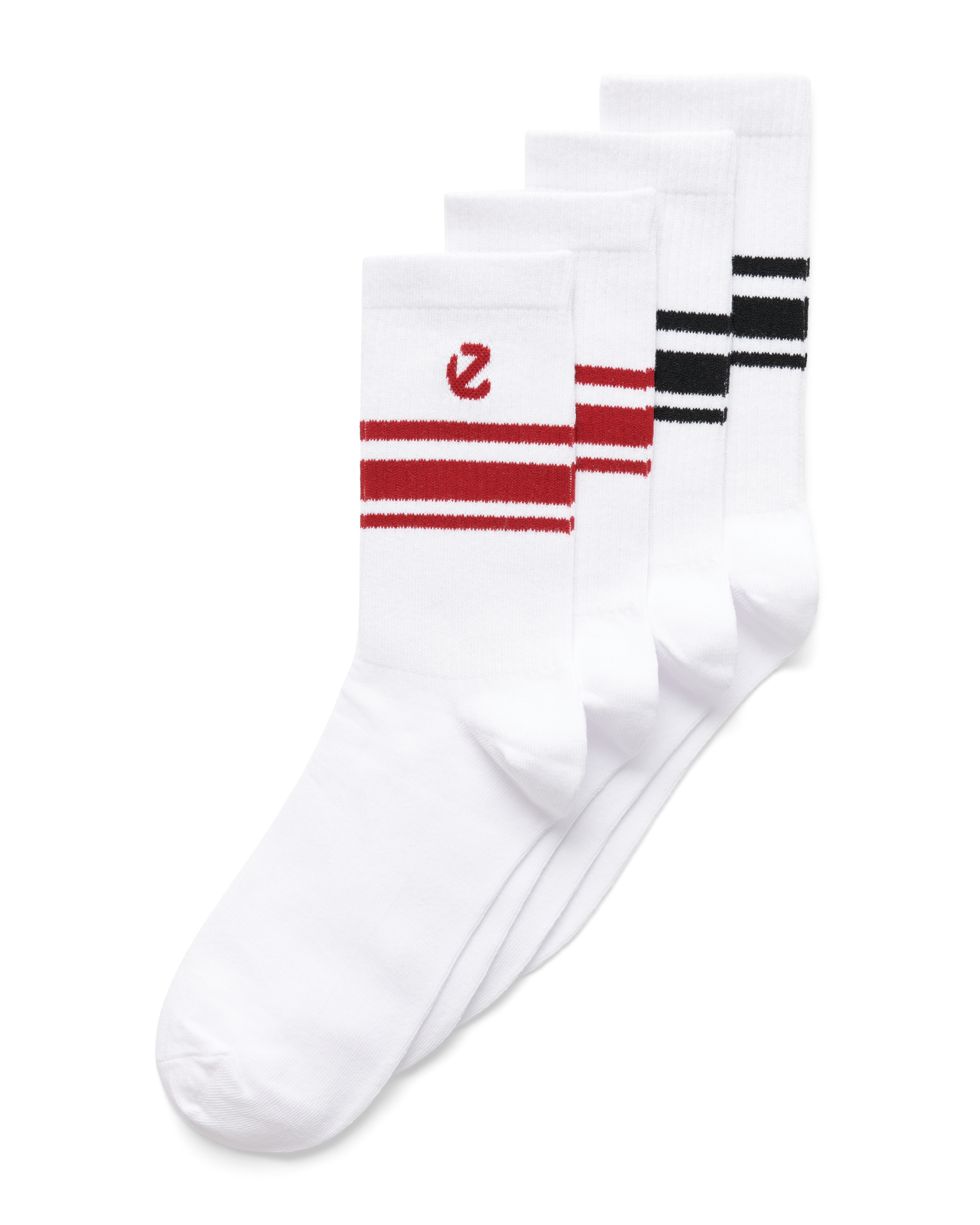 ECCO® Retro Mid-Cut Socks (2-Pack)