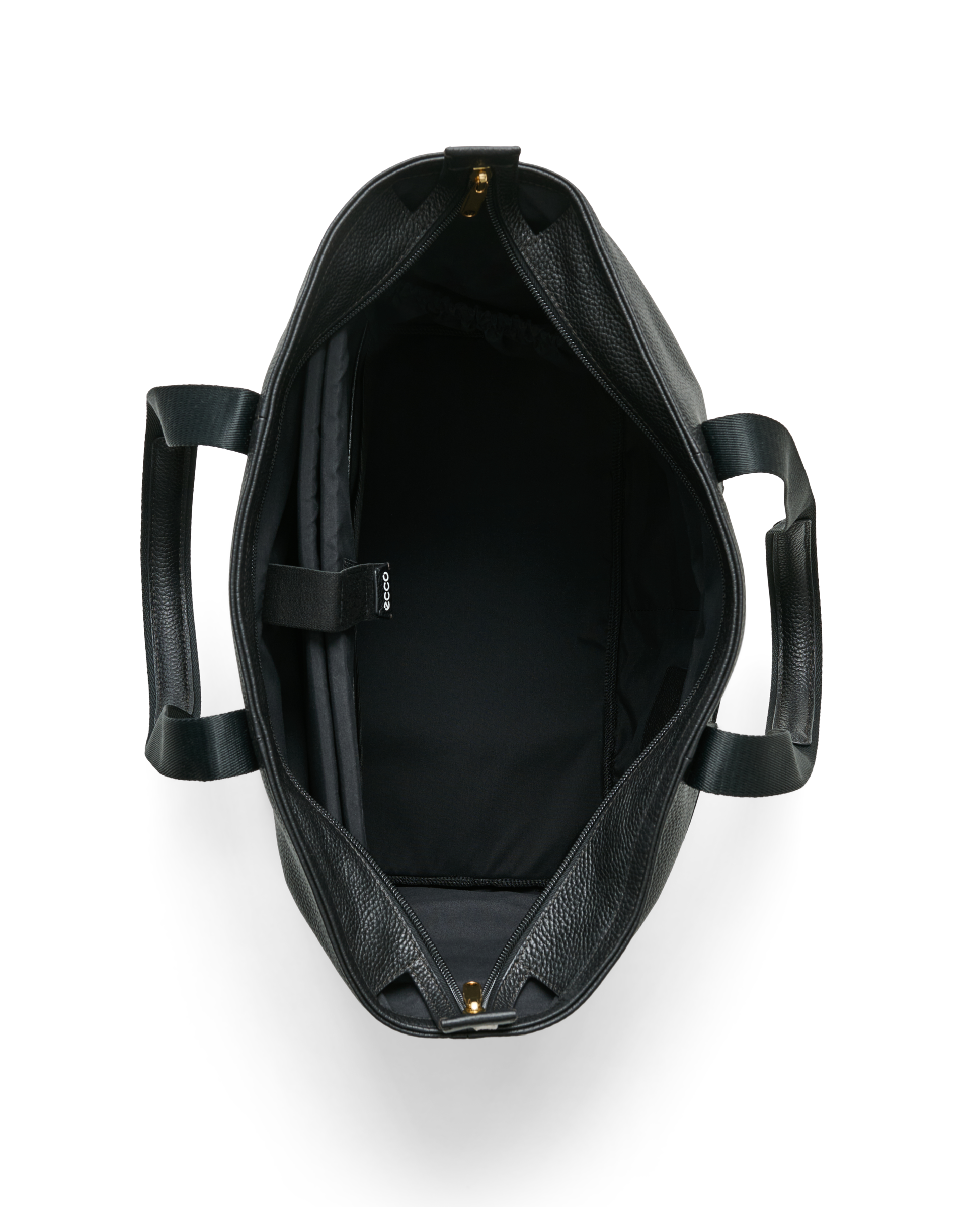 ECCO® Globetrotter Tote Leather Waterproof Pebbled Bag