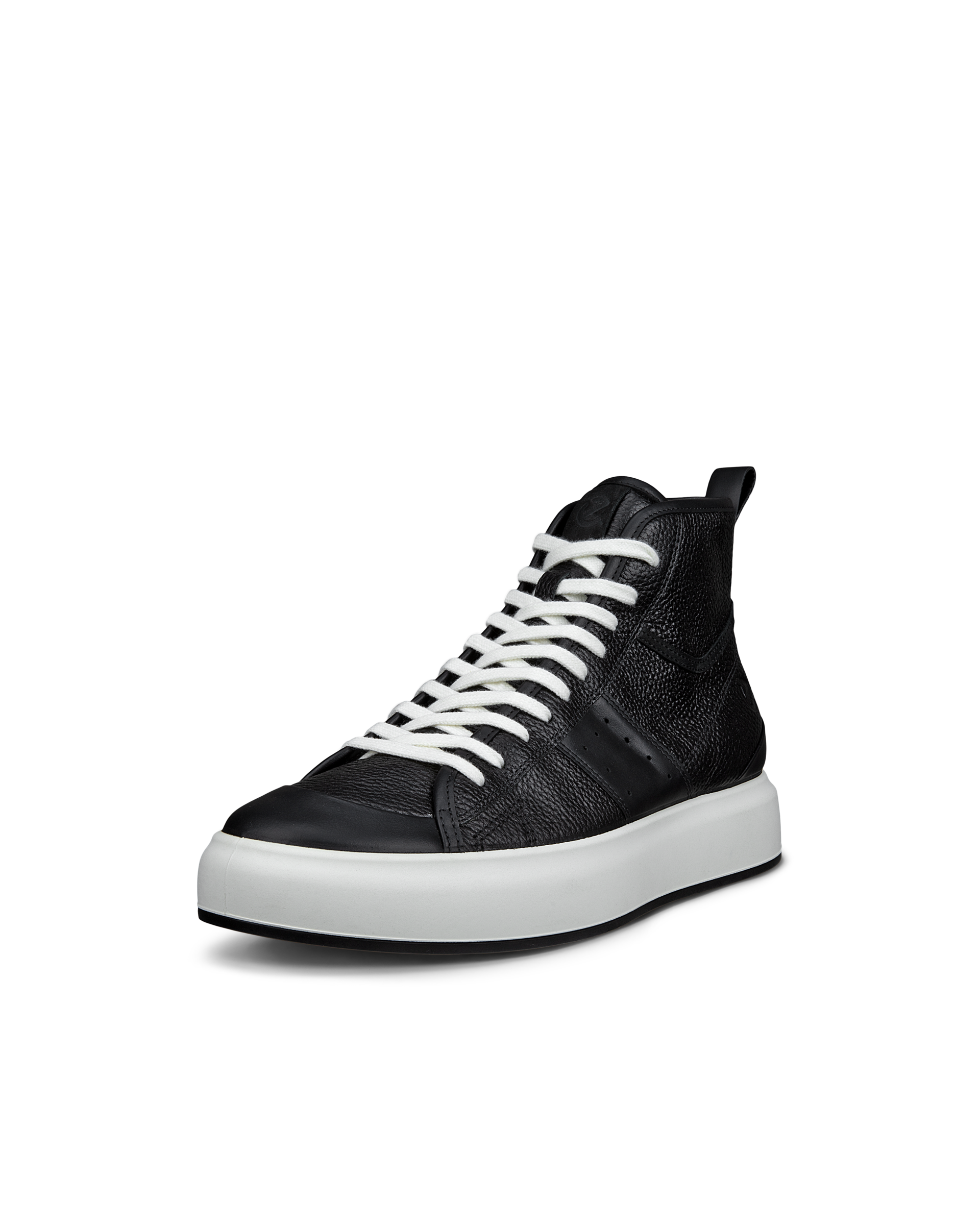 Men's ECCO® Street Ace Leather High-Top Sneaker