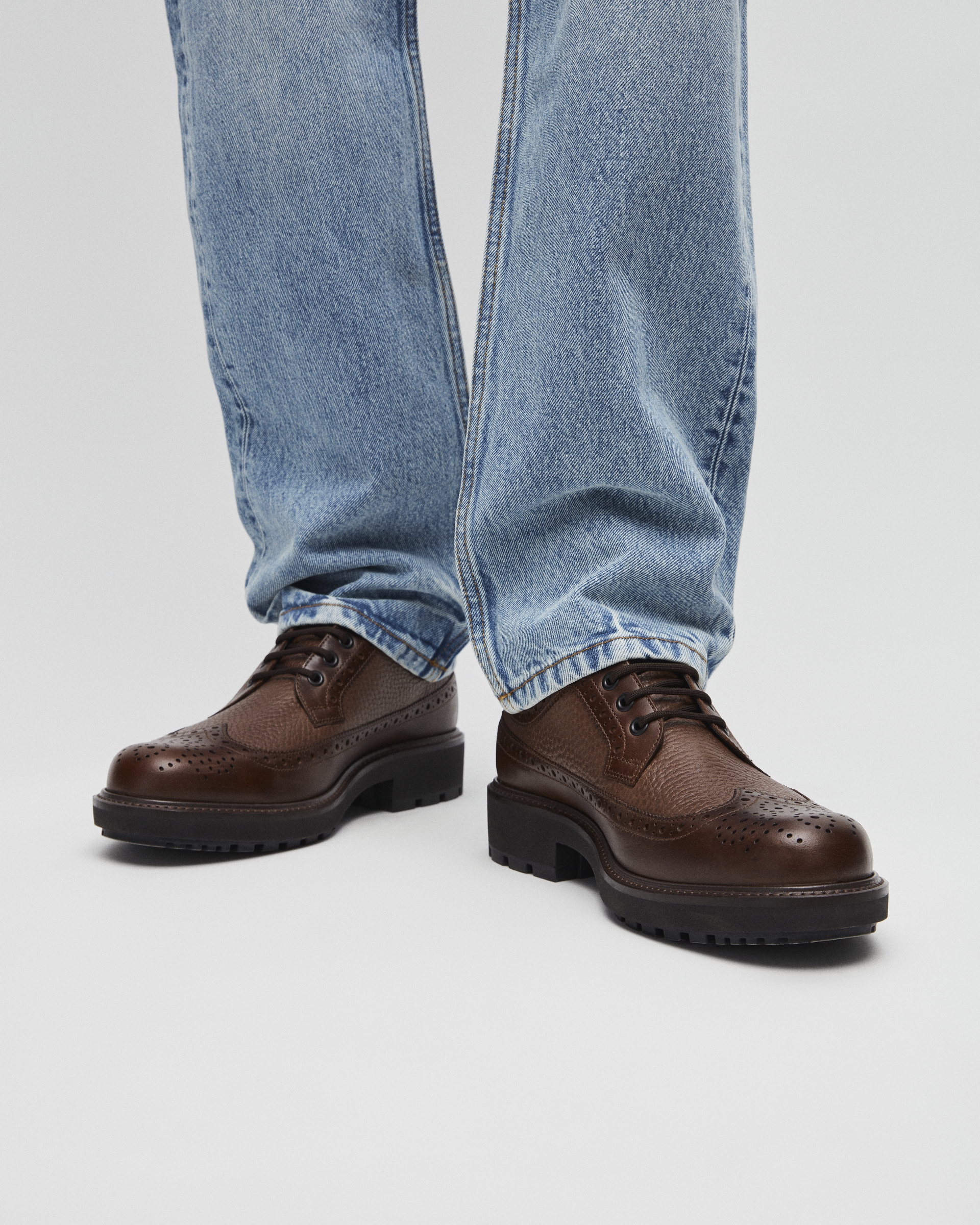 Men's ECCO® Metropole Oslo Suede Brogue Shoe
