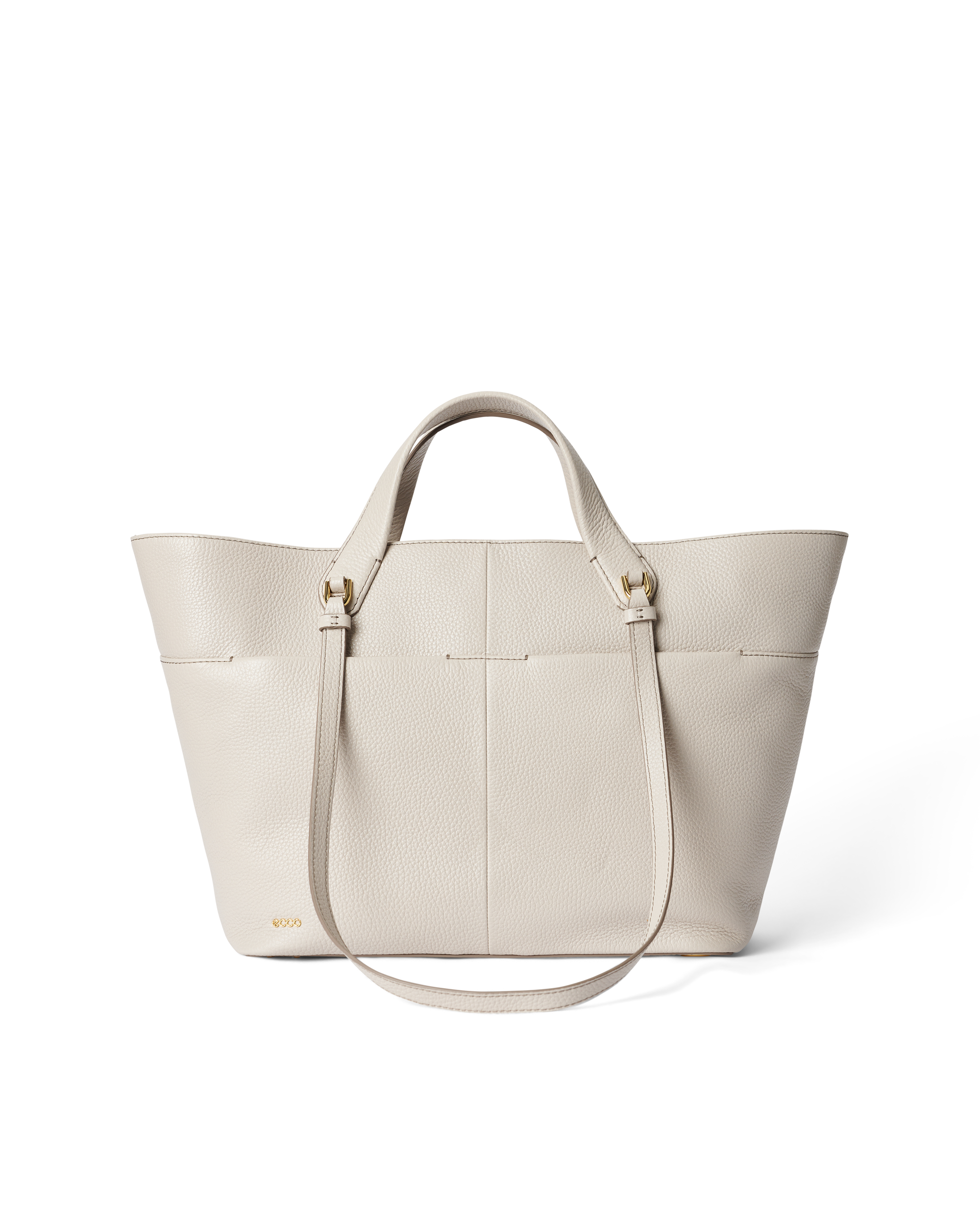 ECCO® Tote Pebbled Leather Tote Bag