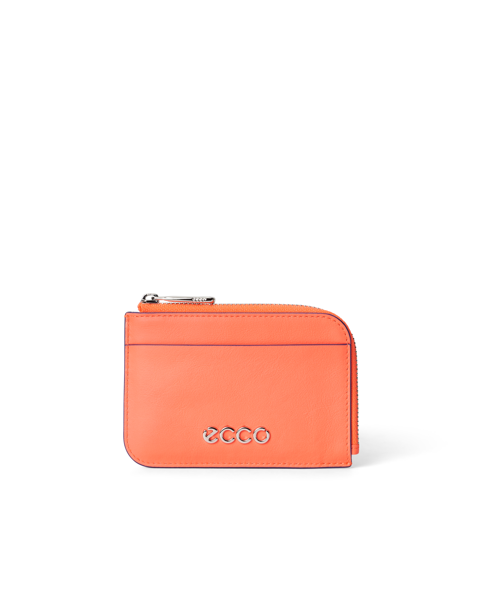 ECCO® Zipped Soft Smooth Leather Card Case