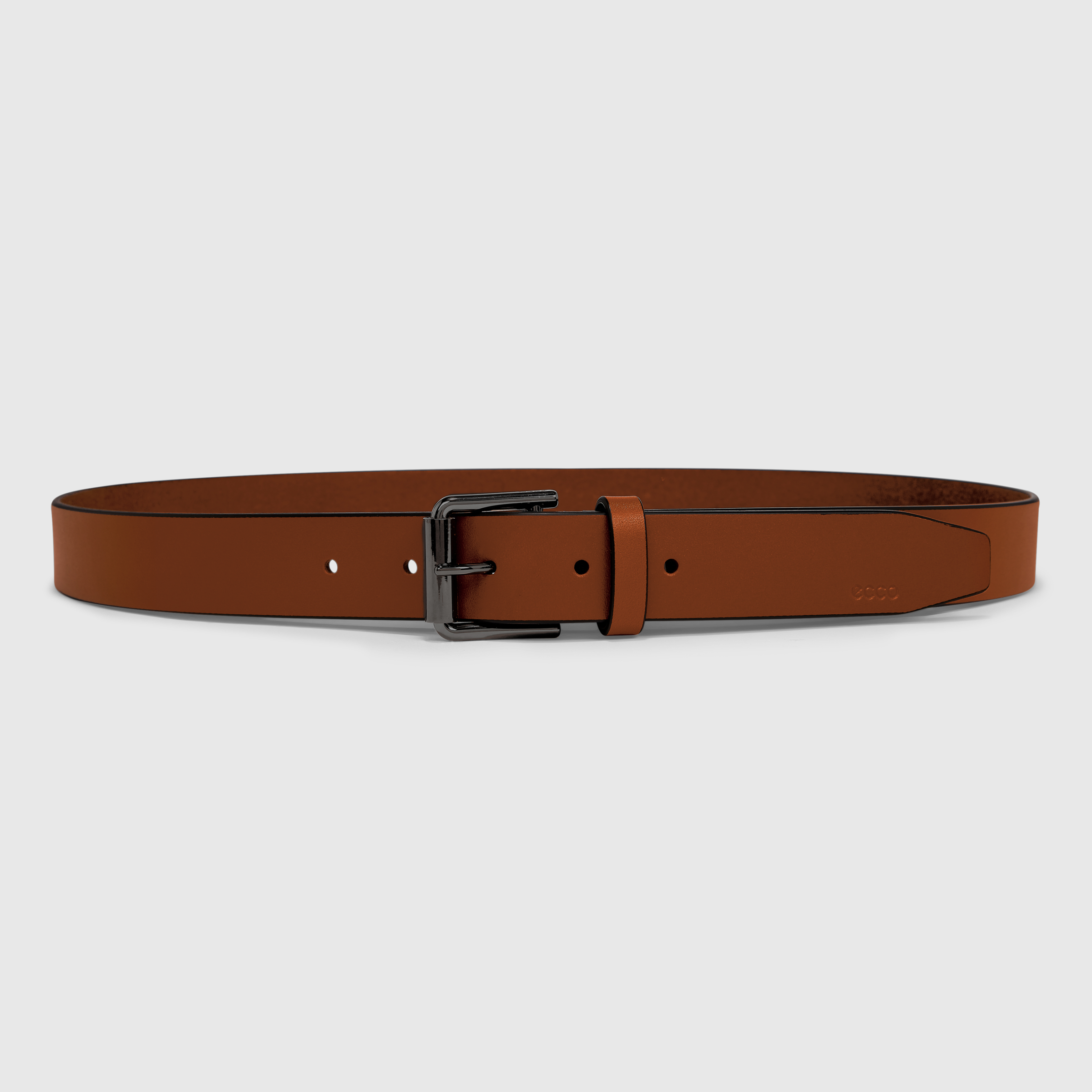 Men's ECCO® Formal Leather Adjustable Belt