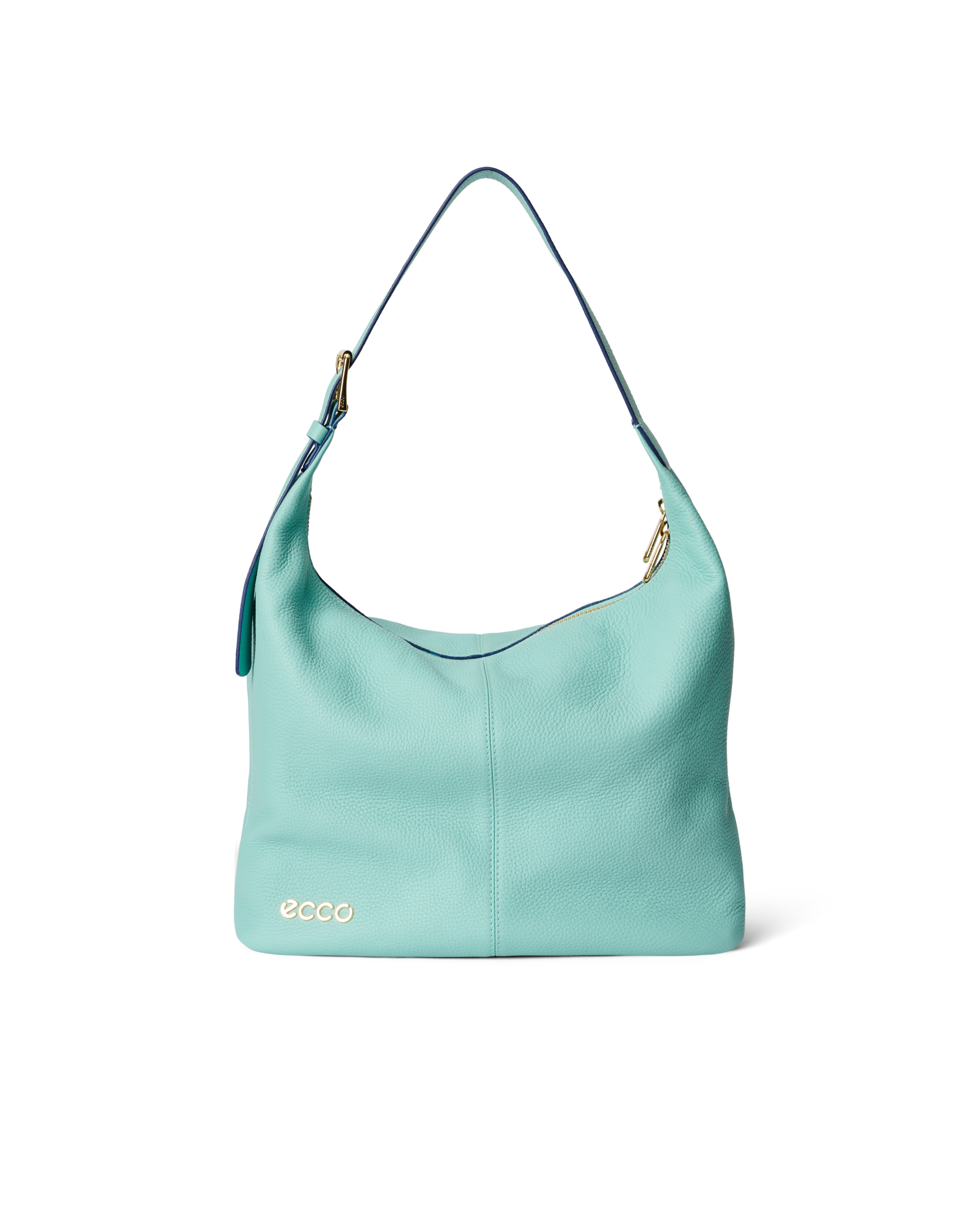 ECCO® Medium Soft Pebbled Hobo Leather Shoulder Bag