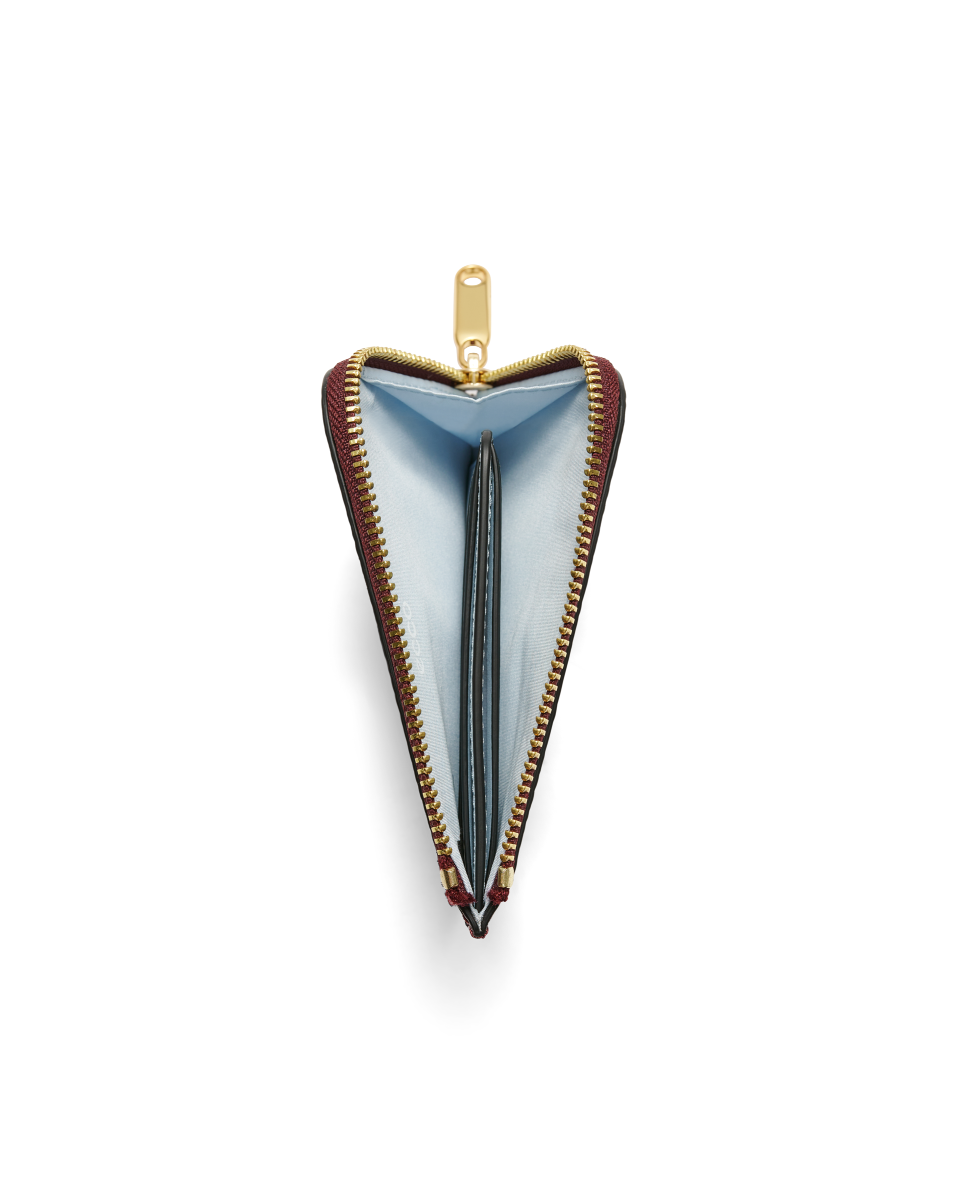 ECCO® Zipped Shine Soft Pebbled Leather Card Case