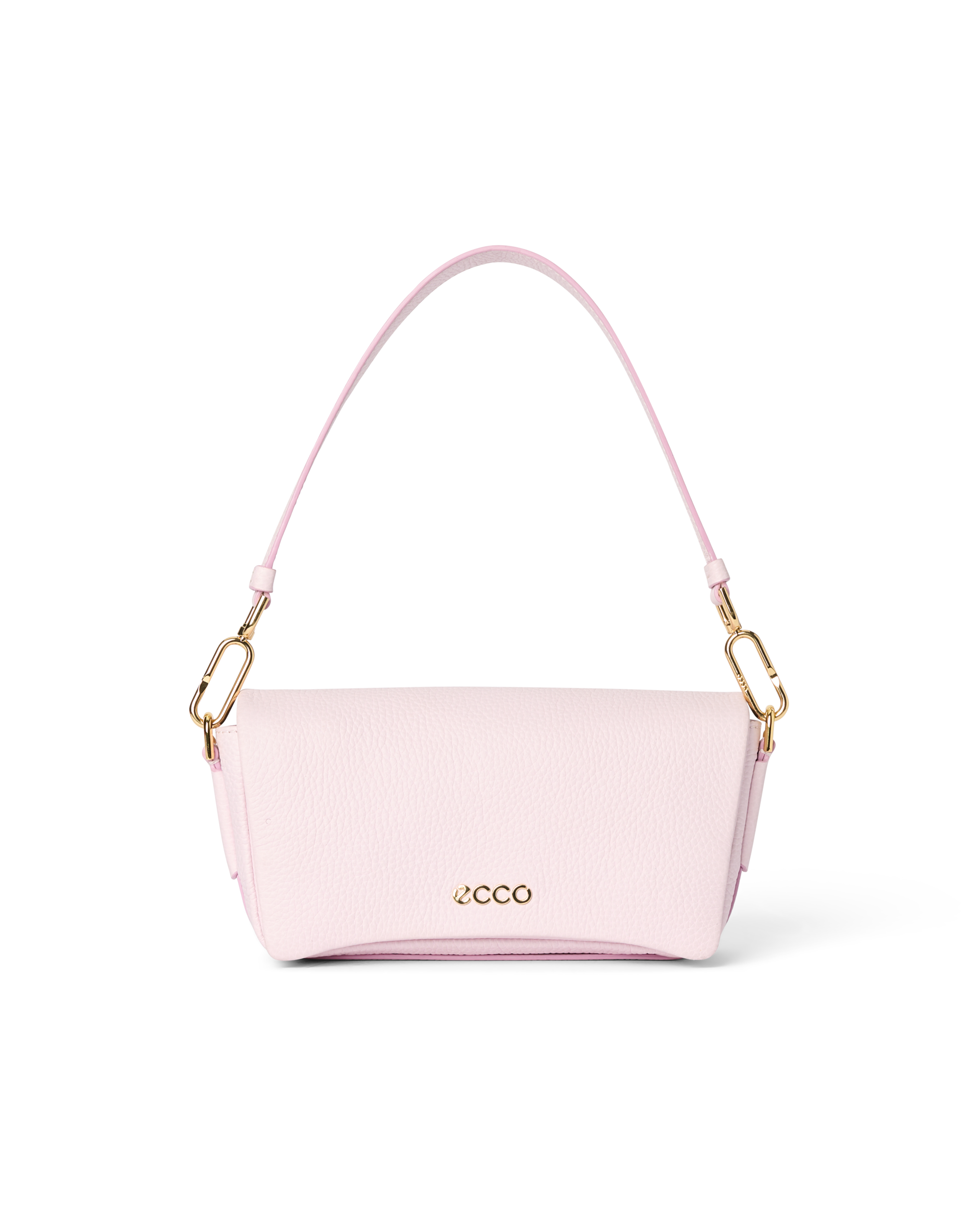 ECCO® Medium Soft Pebbled Pinch Leather Shoulder Bag