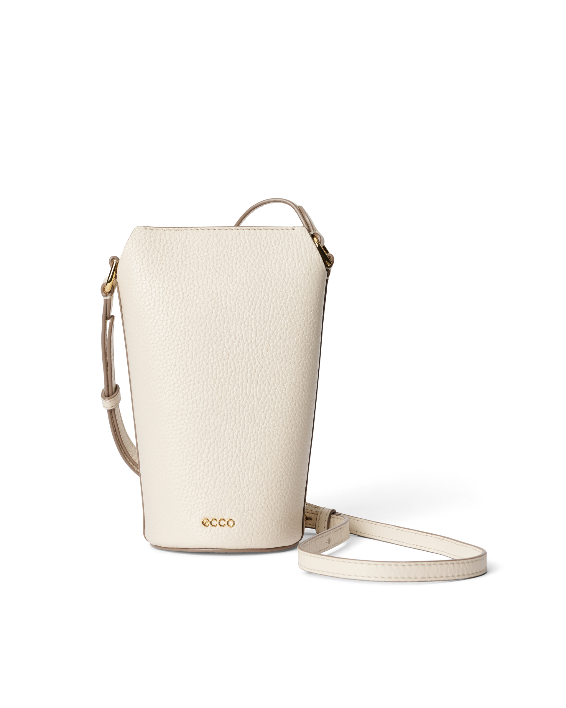ECCO® Pebble Pot Leather Crossbody Bag