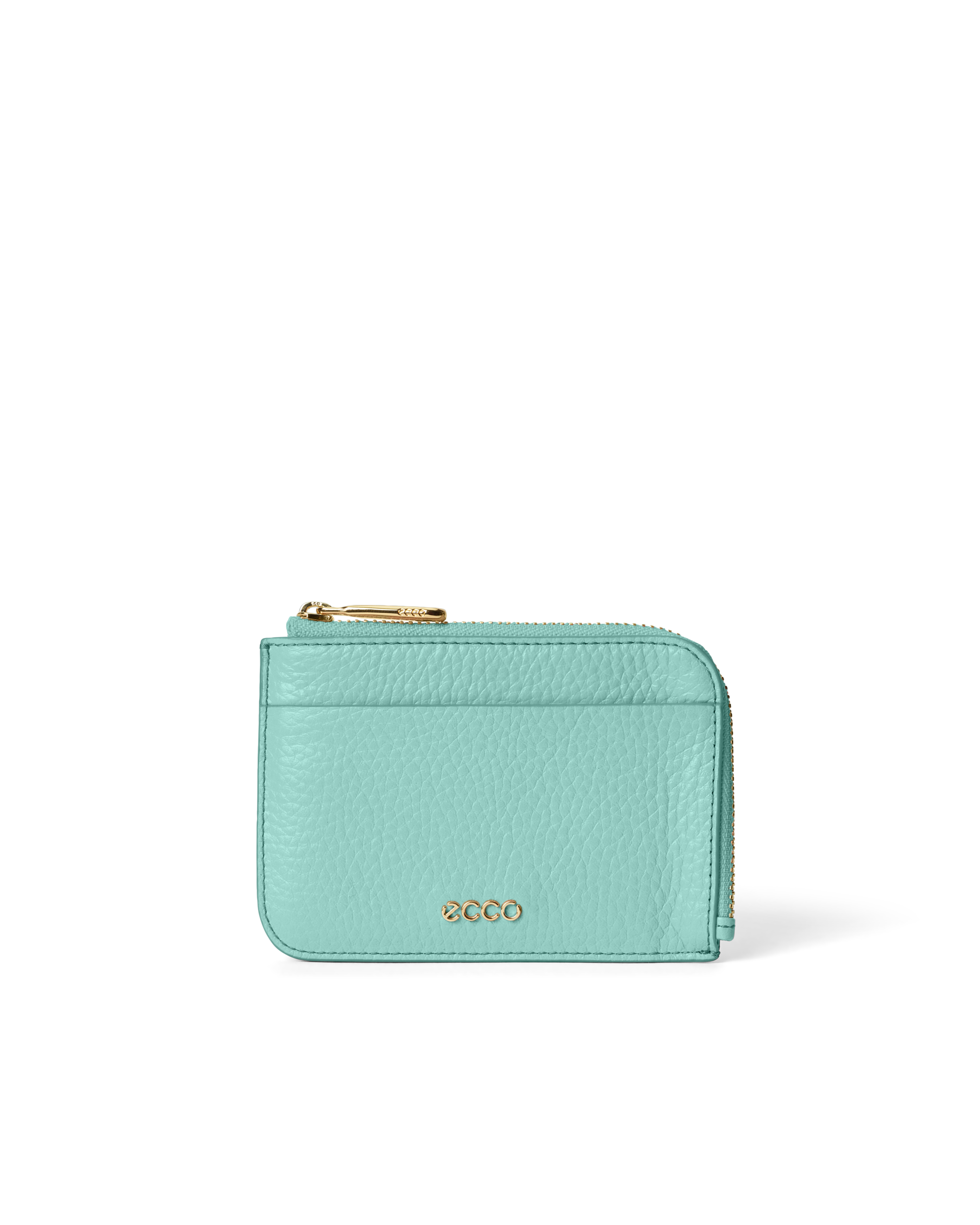 ECCO® Zipped Pebbled Leather Card Case