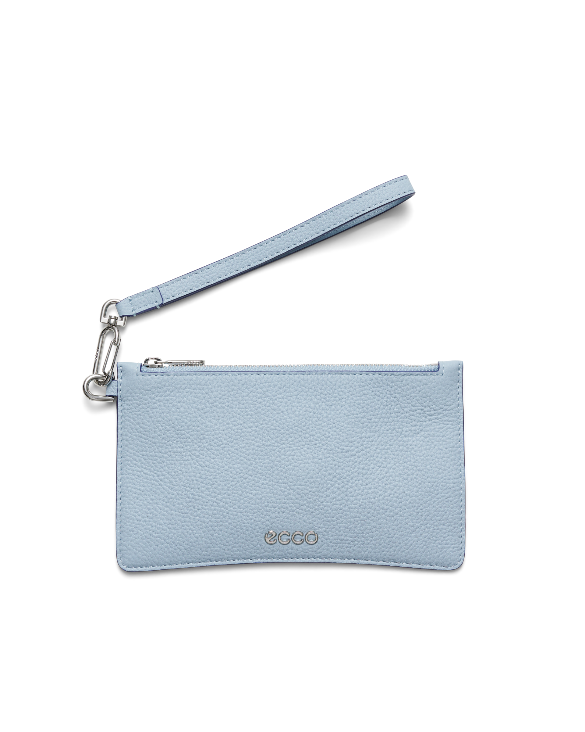 ECCO® Wristlet Pebbled Leather Pouch Bag