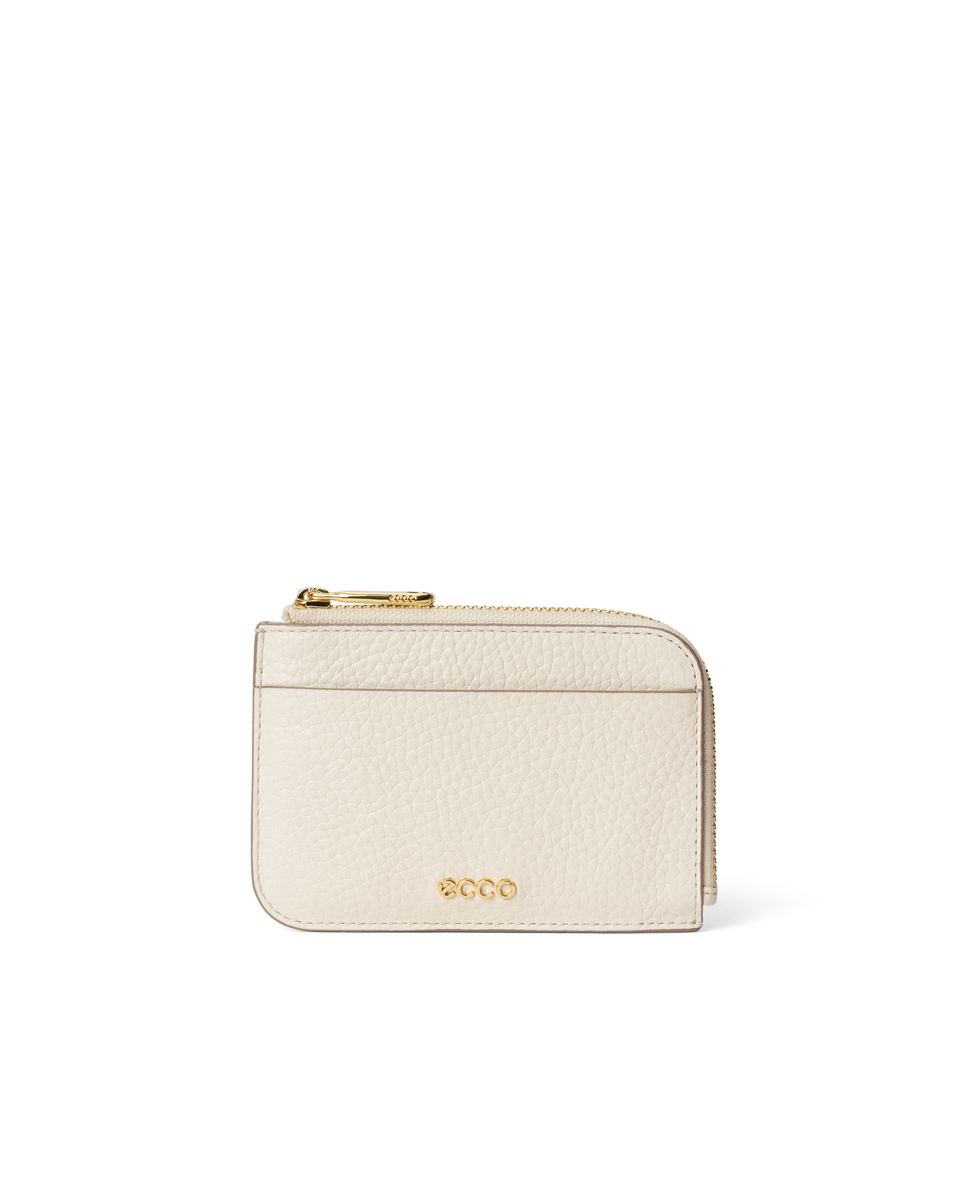 ECCO® Zipped Pebbled Leather Card Case