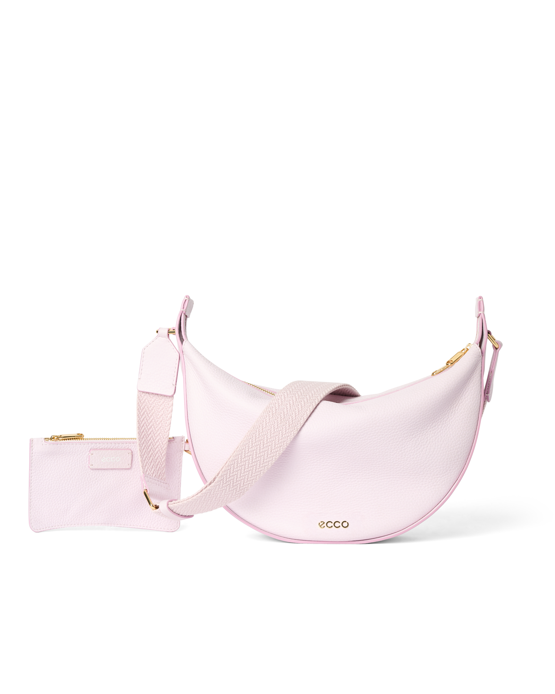 ECCO® Medium Soft Pebbled Fortune Leather Crossbody Bag