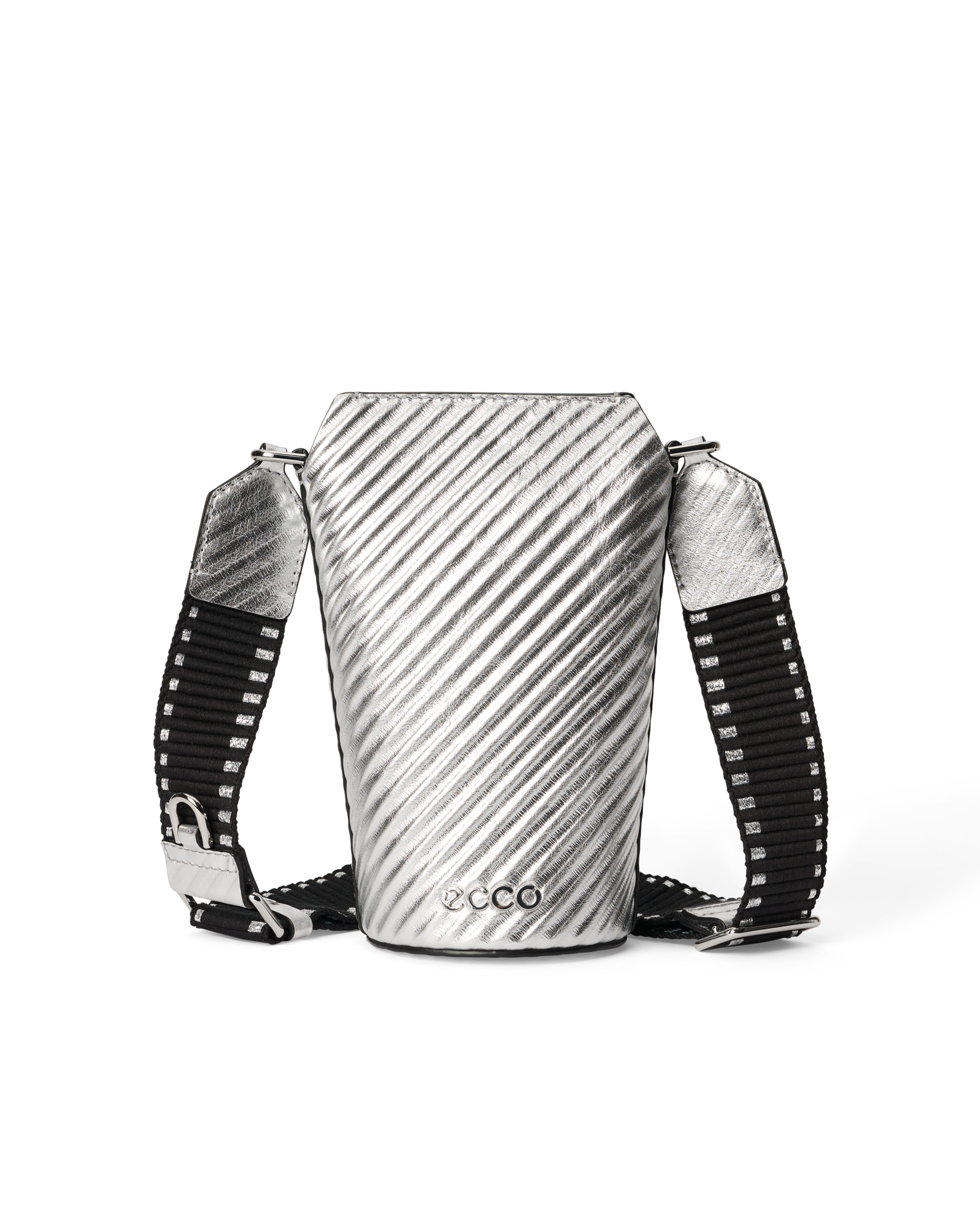 ECCO® Pot Metallic Leather Crossbody Bag