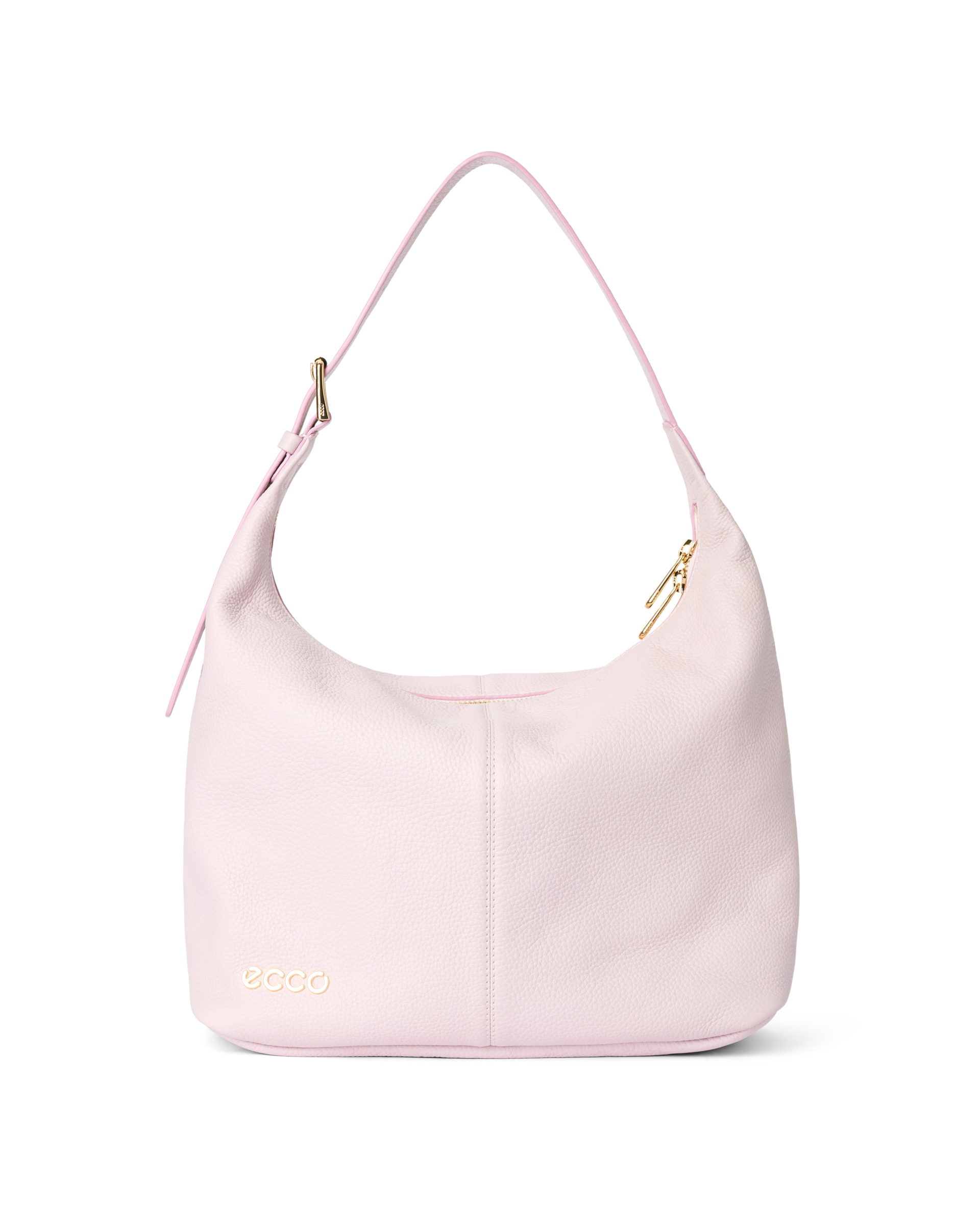 ECCO® Medium Soft Pebbled Hobo Leather Shoulder Bag