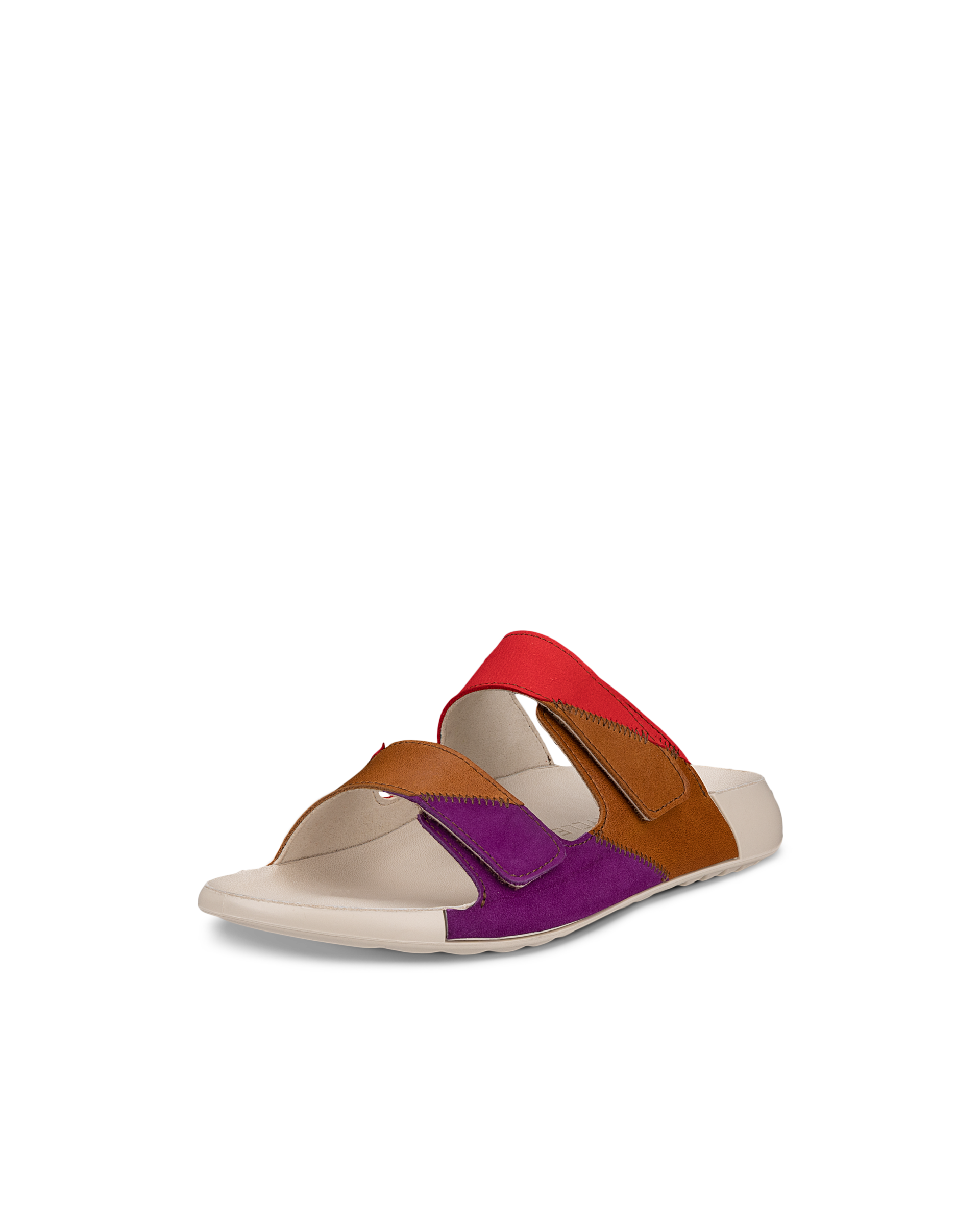 ECCO WOMEN'S COZMO PATCHWORK PATTERN SANDAL