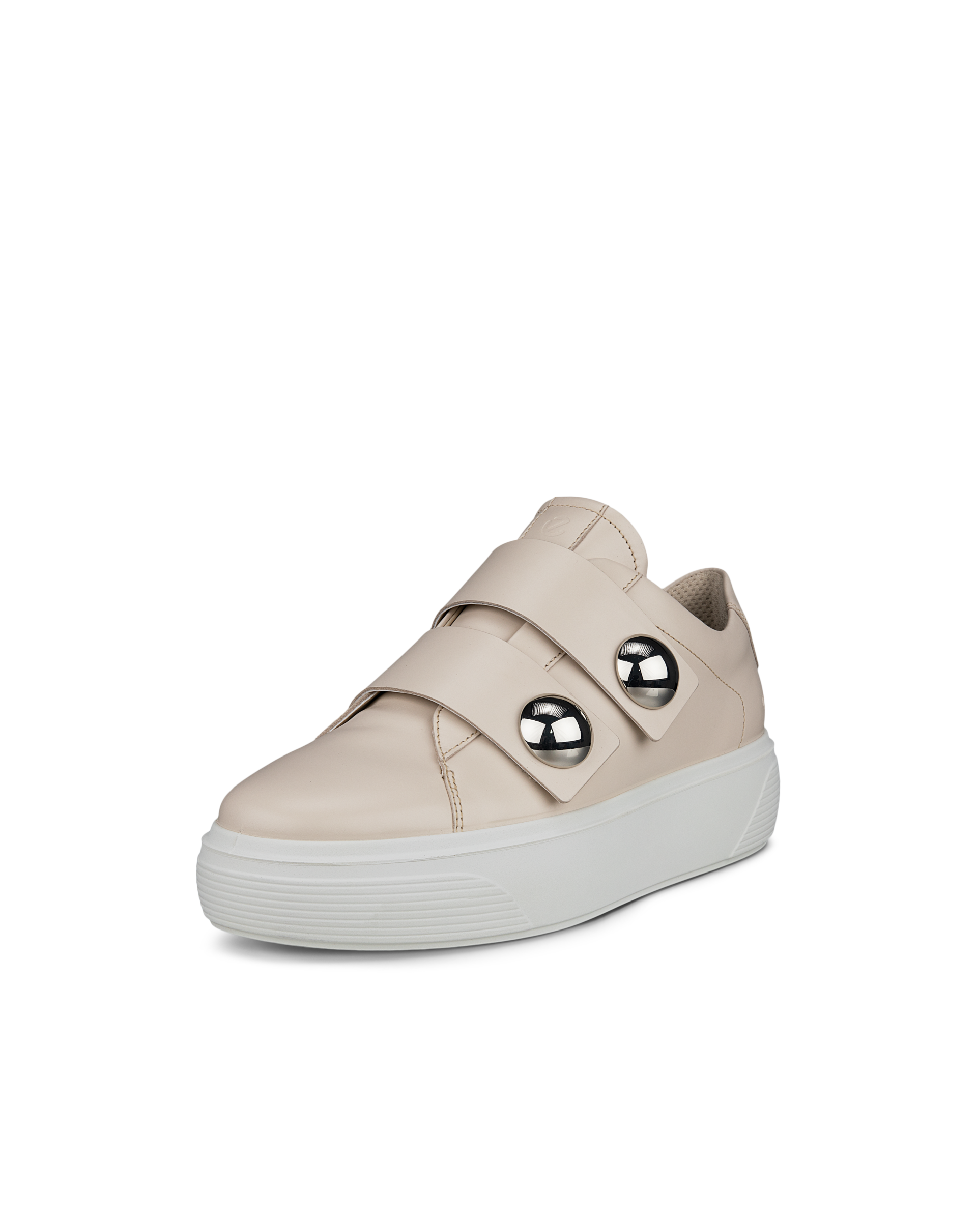 ECCO WOMEN'S STREET PLATFORM TWO-STRAP ORNAMENT SNEAKER