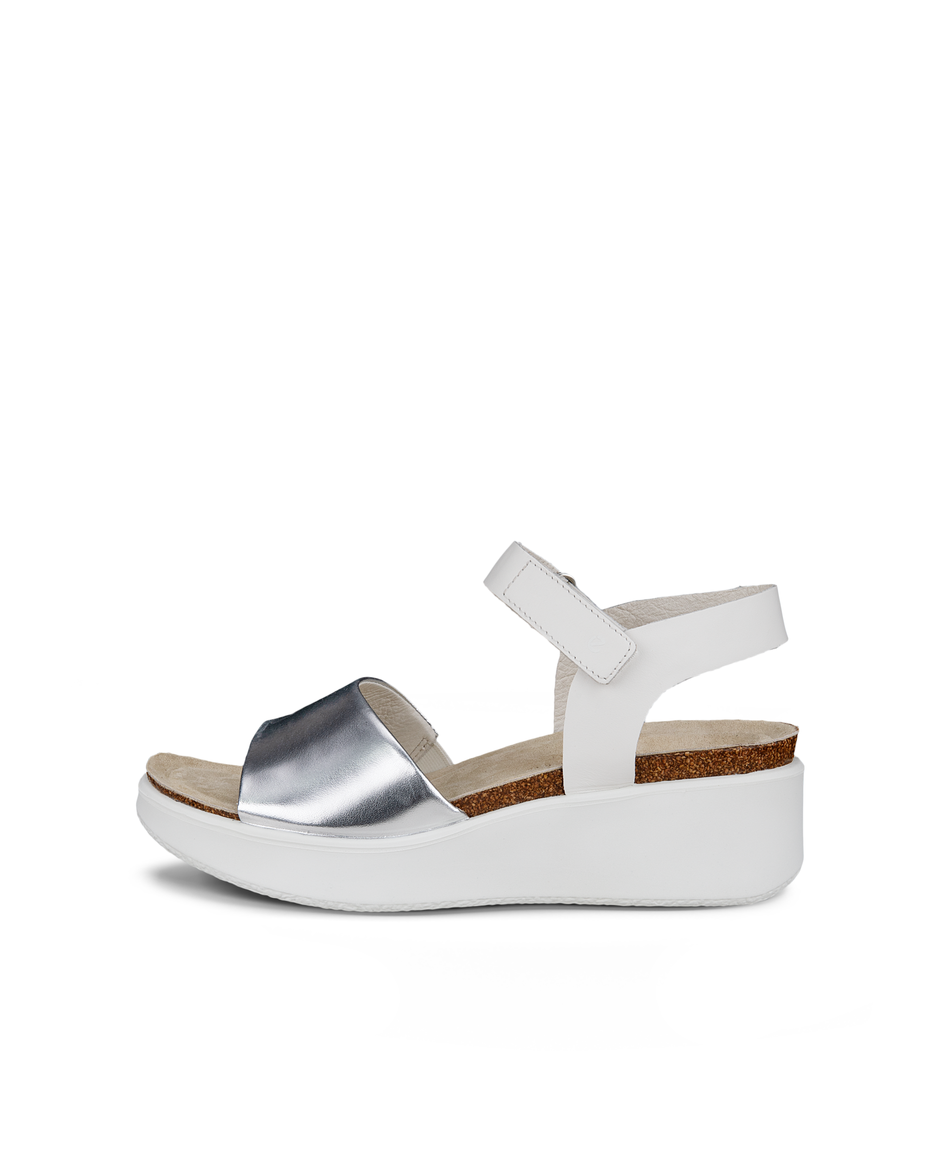 ECCO WOMEN'S FLOWT WEDGE CORK SANDAL