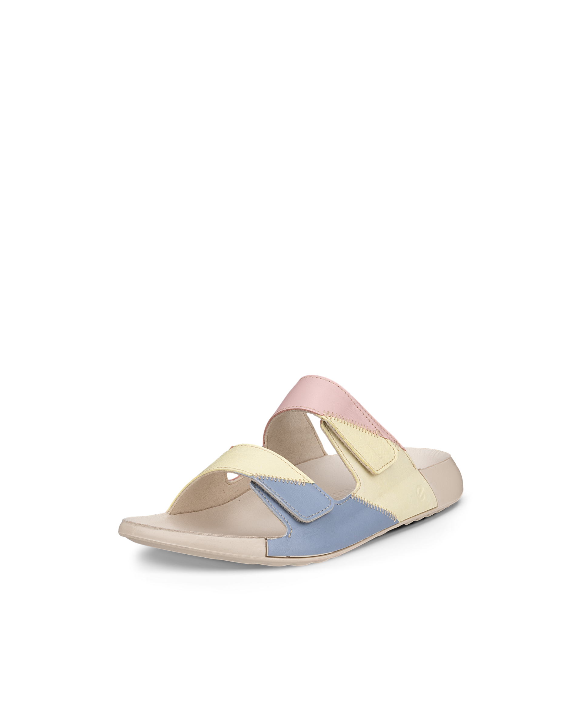 ECCO WOMEN'S COZMO PATCHWORK PATTERN SANDAL