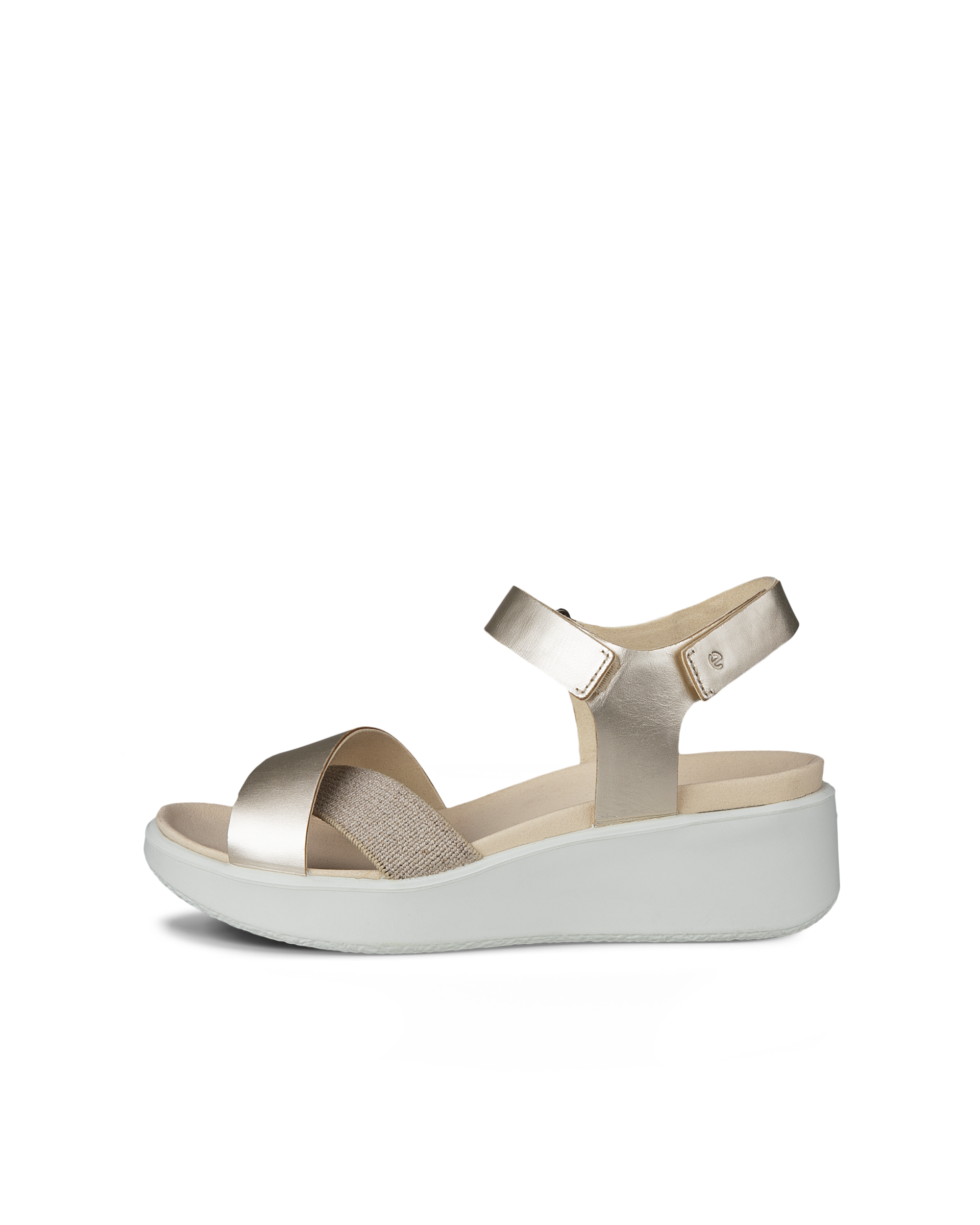 ECCO WOMEN'S FLOWT WEDGE CORK SANDAL