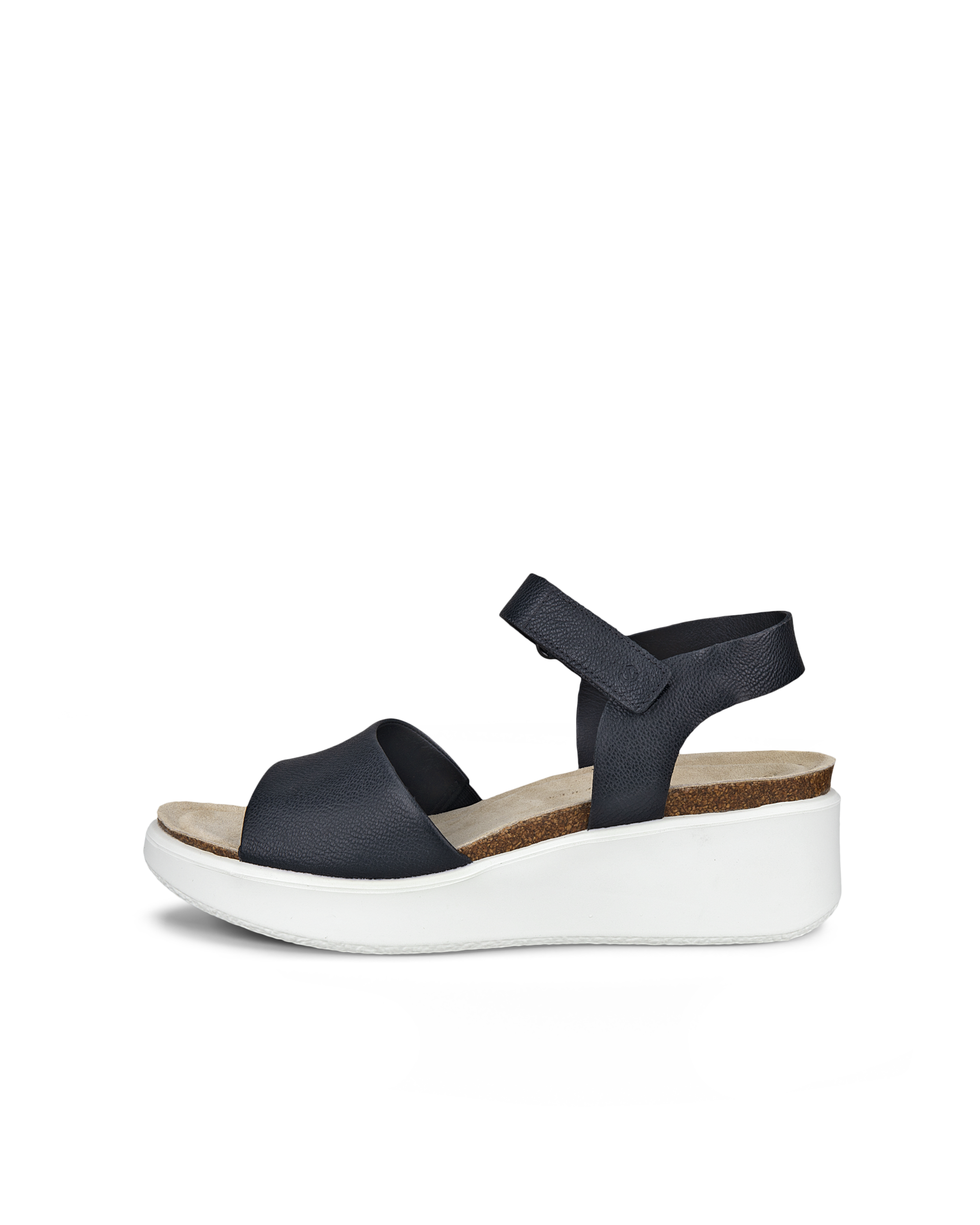 ECCO WOMEN'S FLOWT WEDGE CORK SANDAL