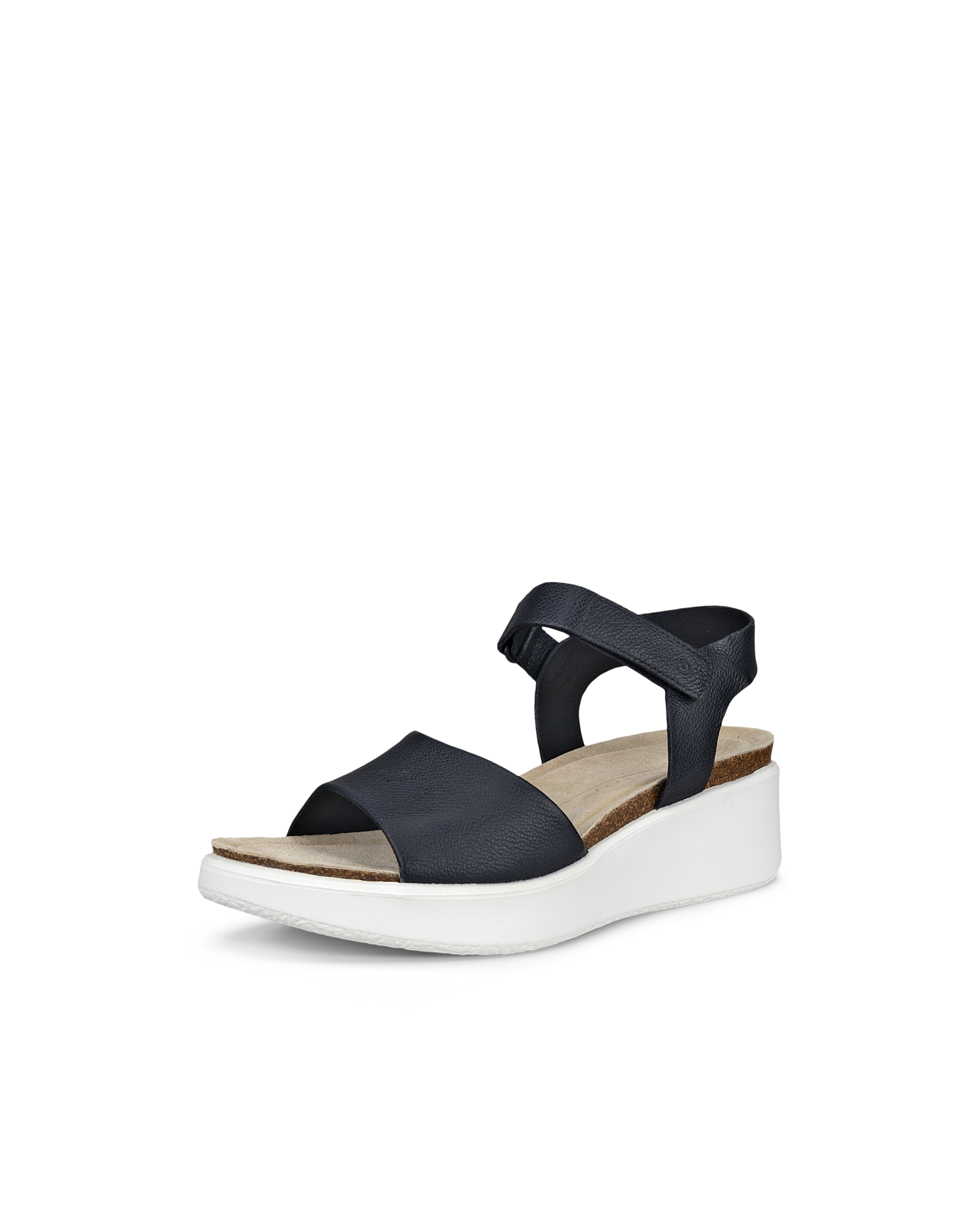 ECCO WOMEN'S FLOWT WEDGE CORK SANDAL