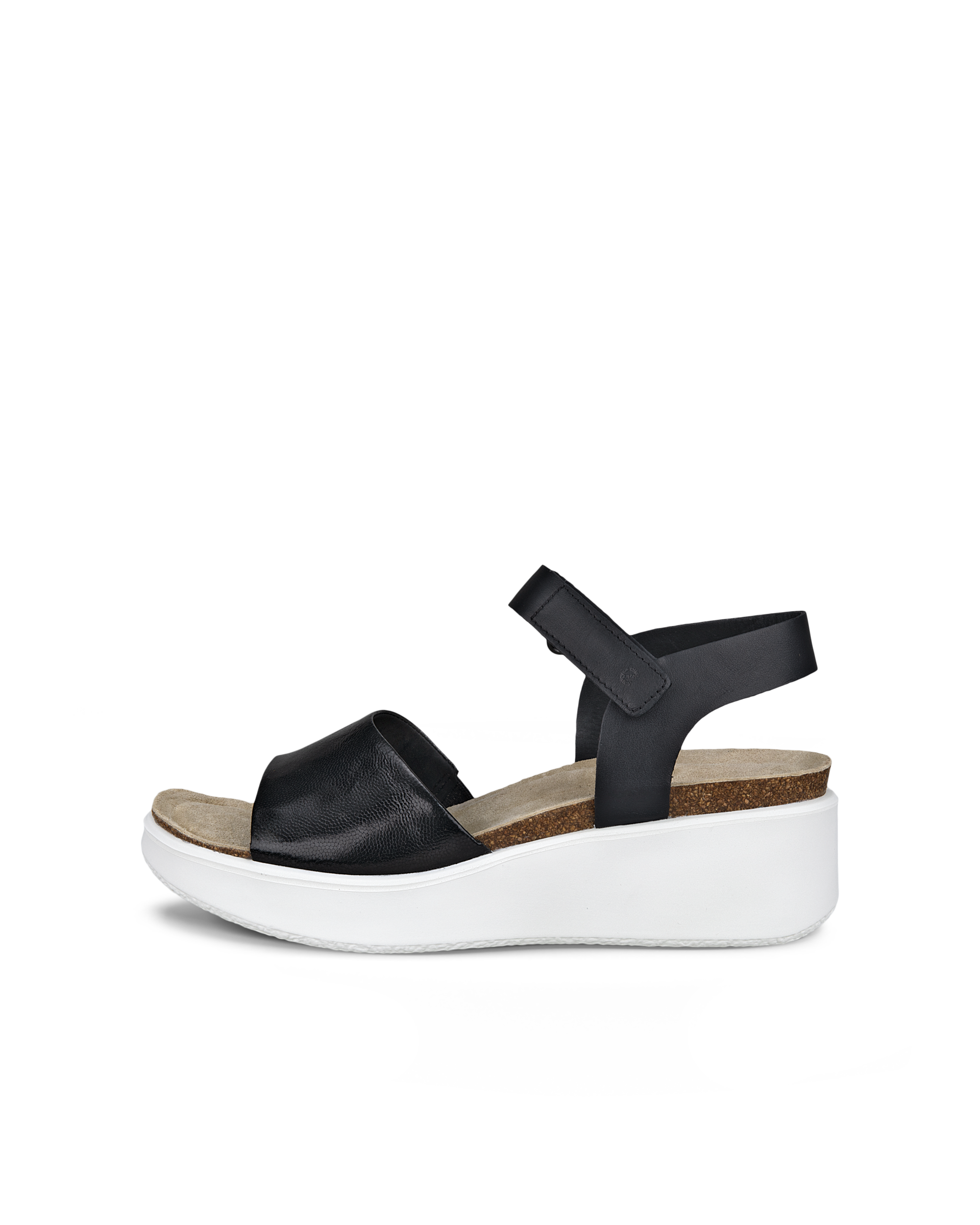 ECCO WOMEN'S FLOWT WEDGE CORK SANDAL