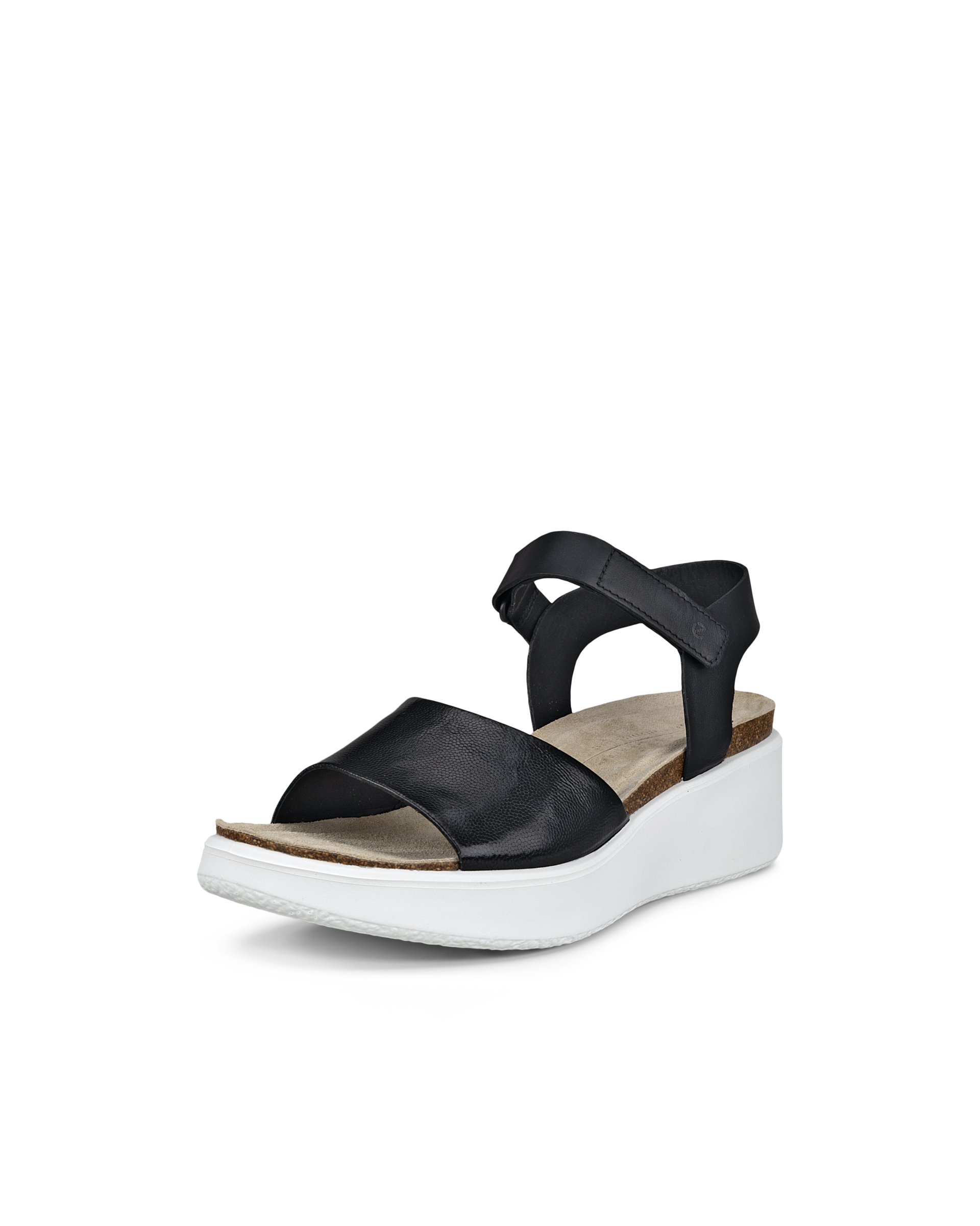 ECCO WOMEN'S FLOWT WEDGE CORK SANDAL