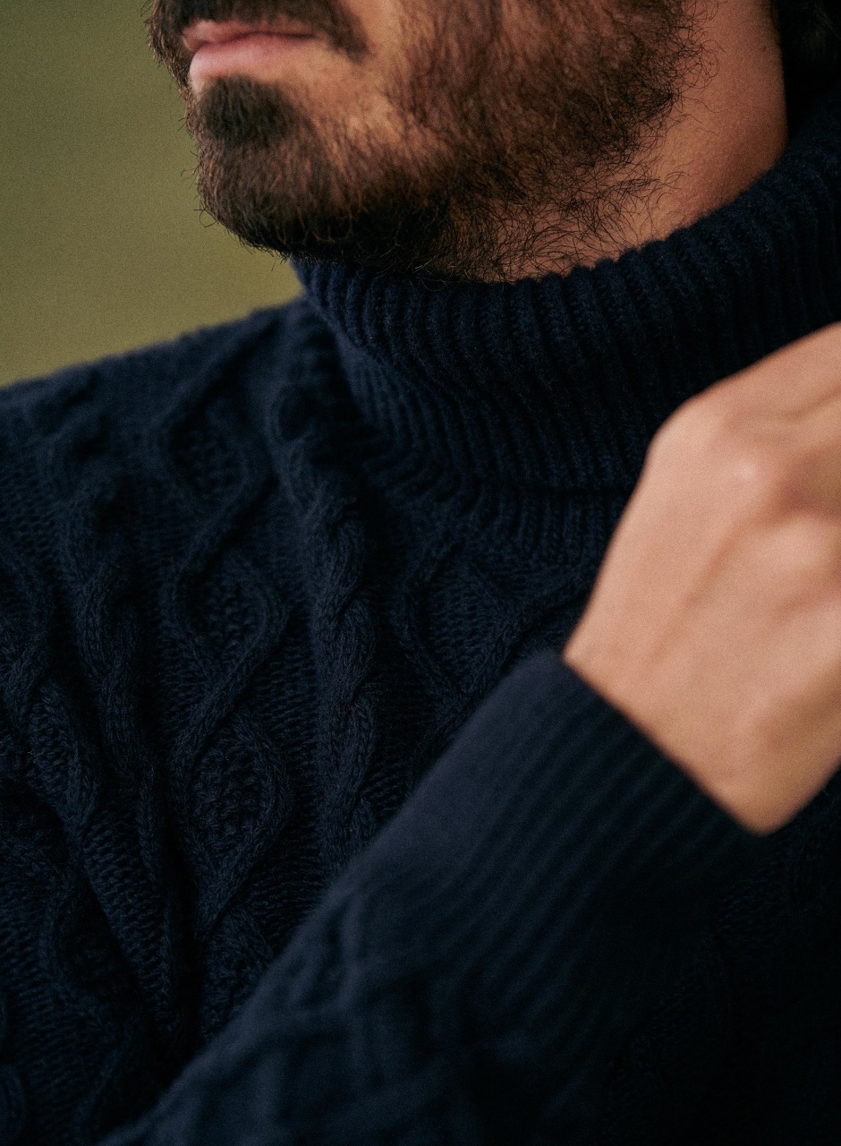 Ayden Sweater Navy Blue