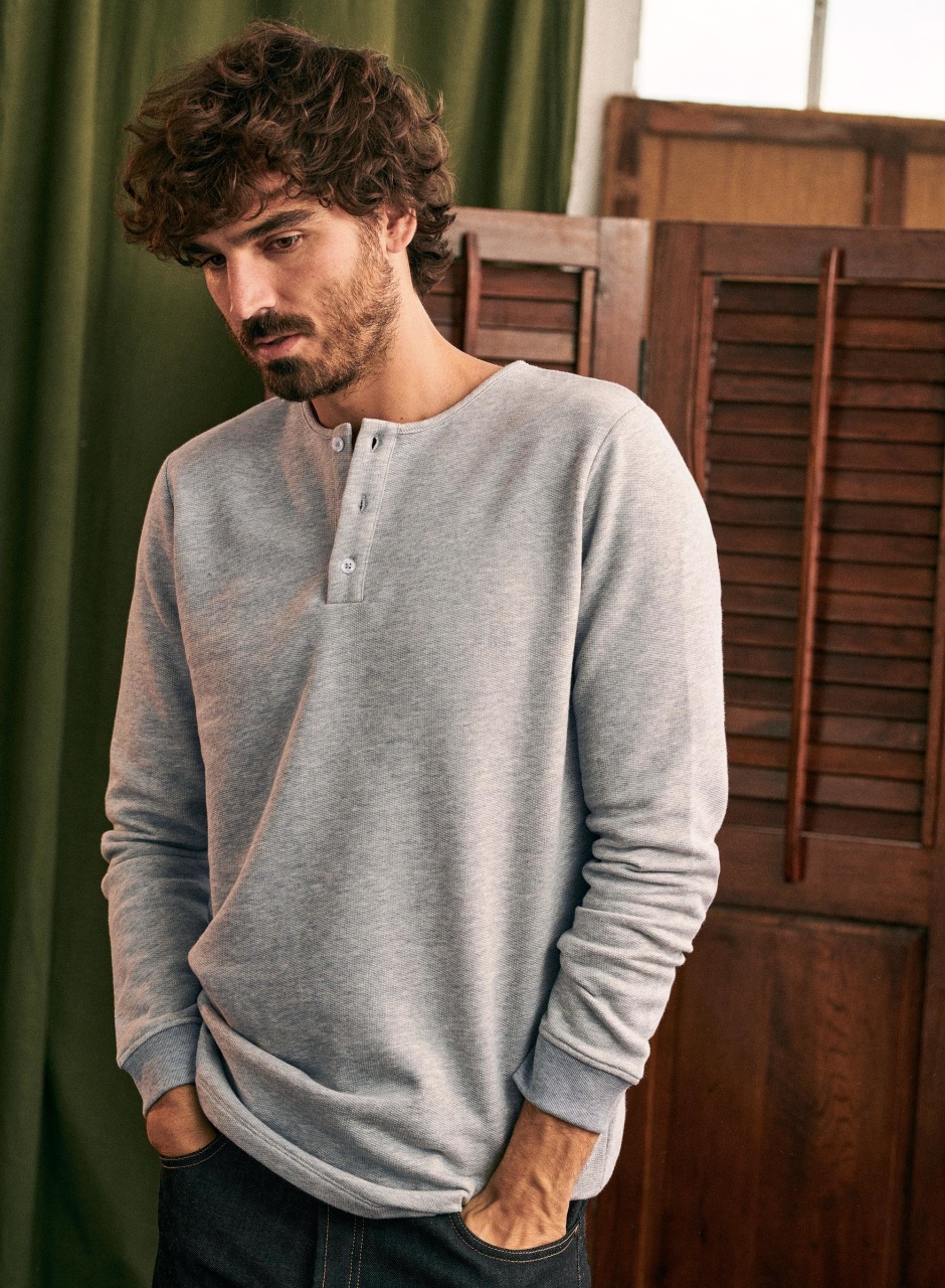 Spike Henley Grey